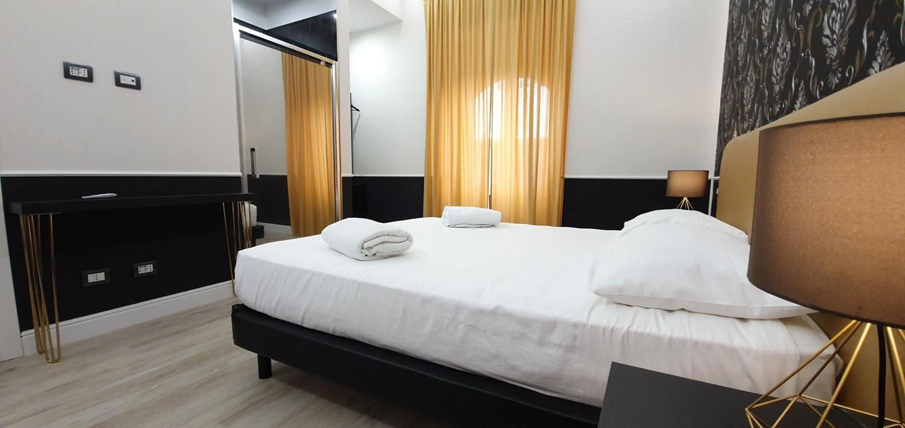 Bedroom, Bed in Rome Aparts