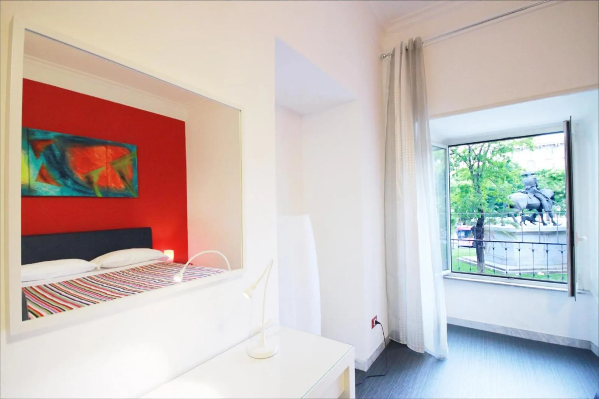 Bedroom, Bed in Rome Aparts