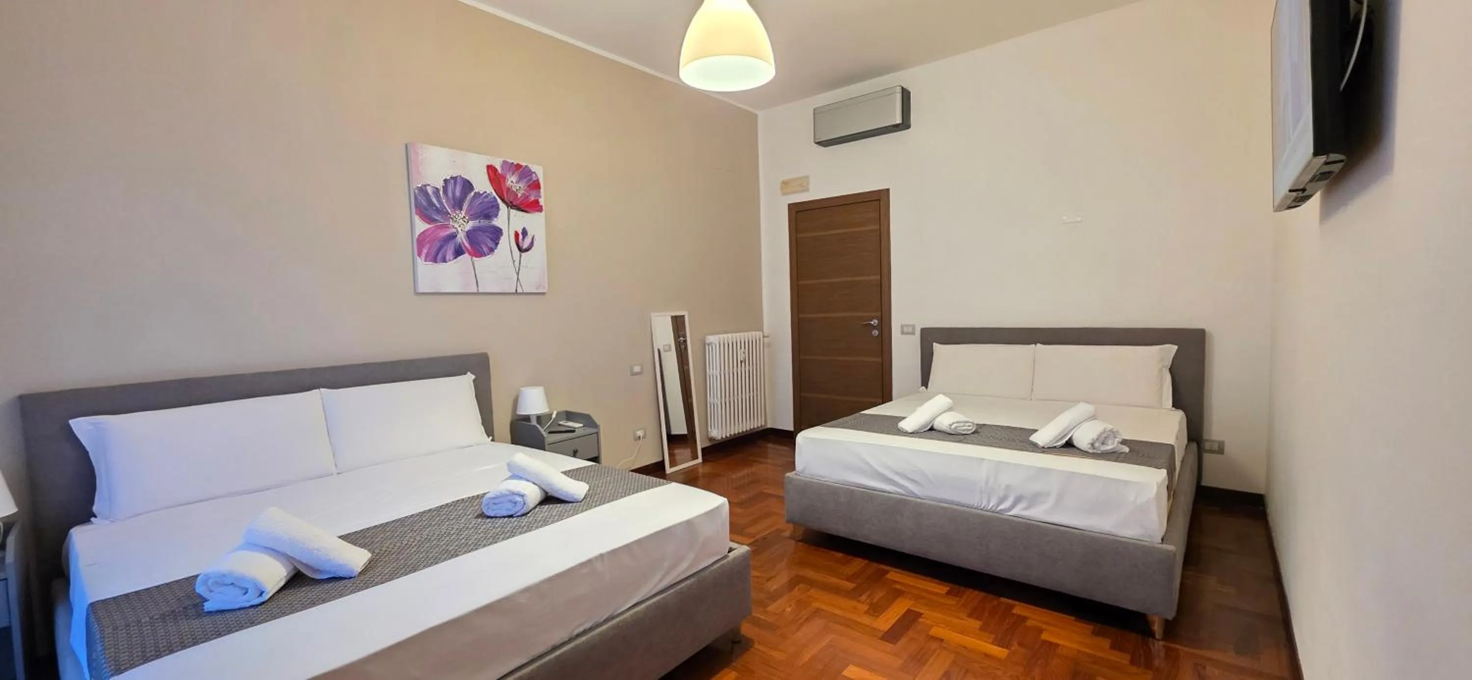 Bedroom, Bed in Rome Aparts