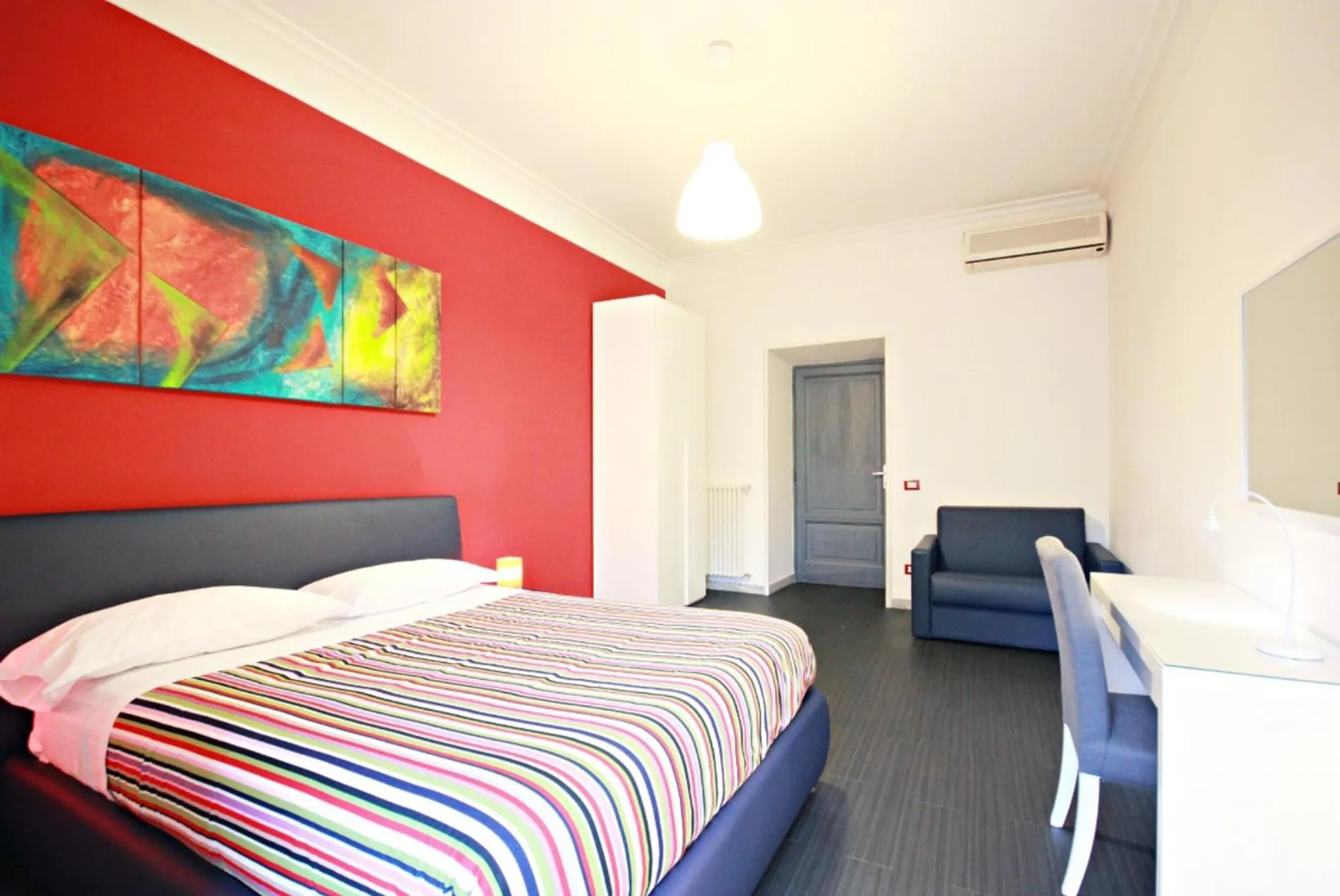 Bedroom, Bed in Rome Aparts