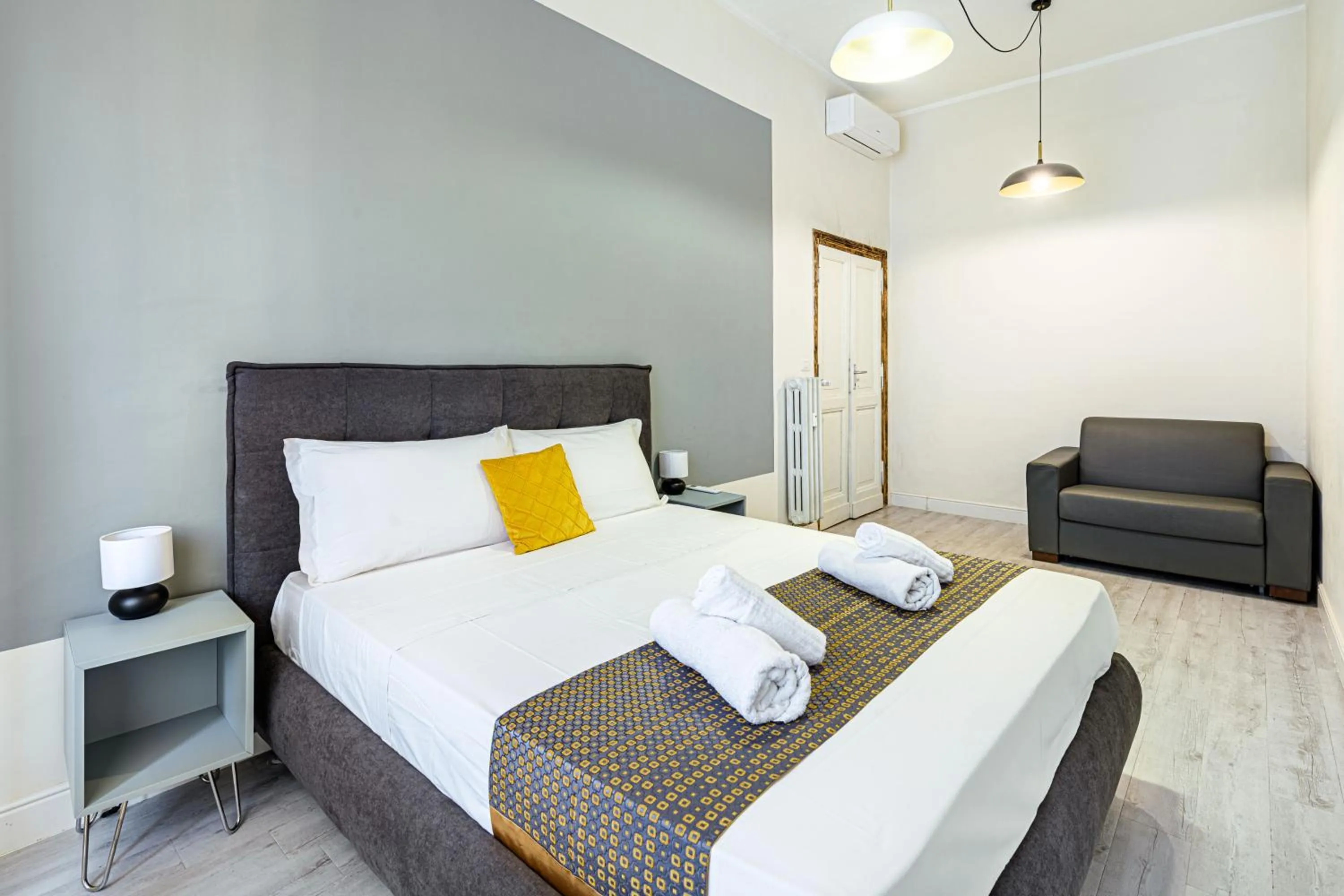 Bedroom, Bed in Rome Aparts