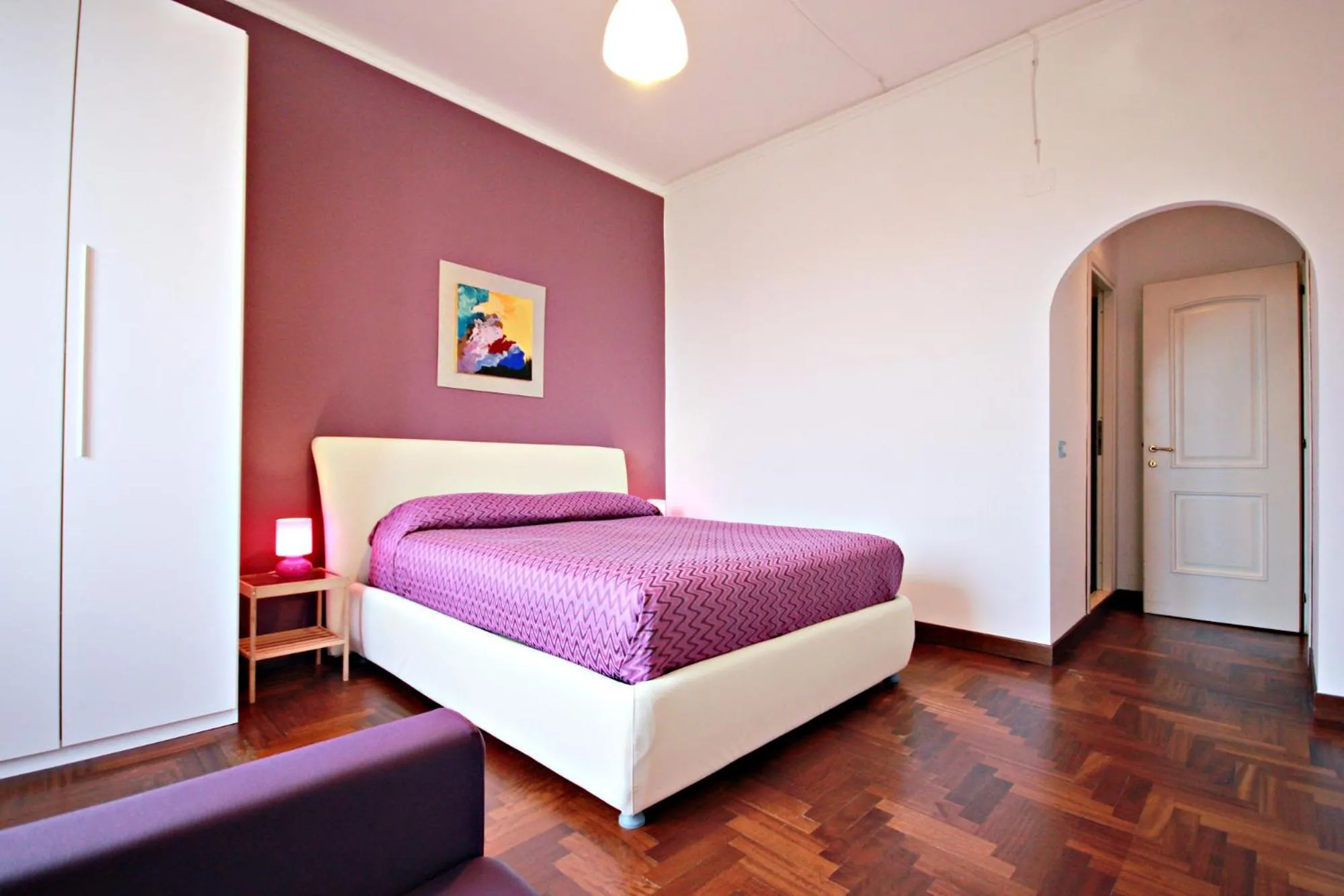 Bedroom, Bed in Rome Aparts