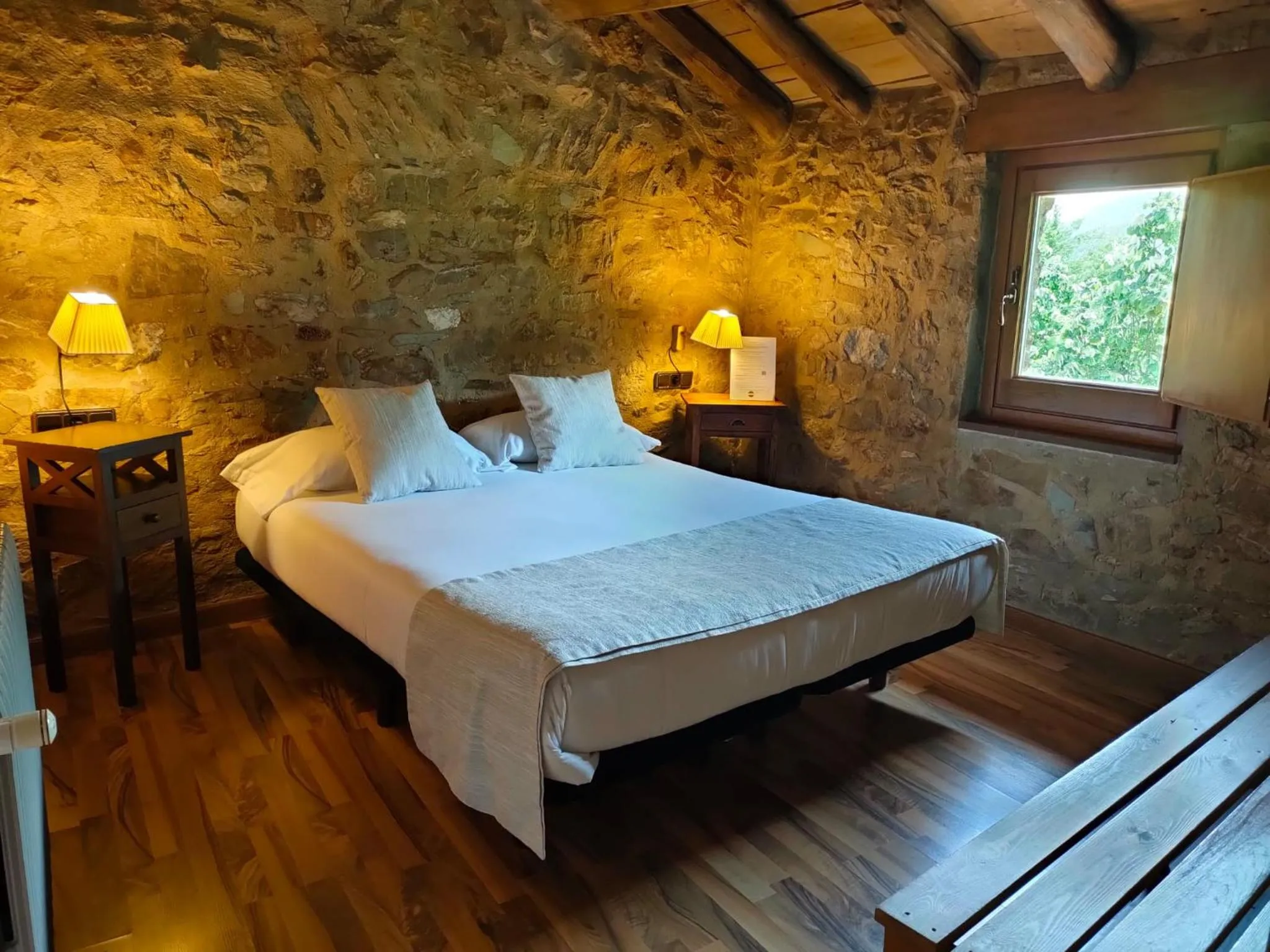 Bed in Can Gasparó HotelRural&Restaurant