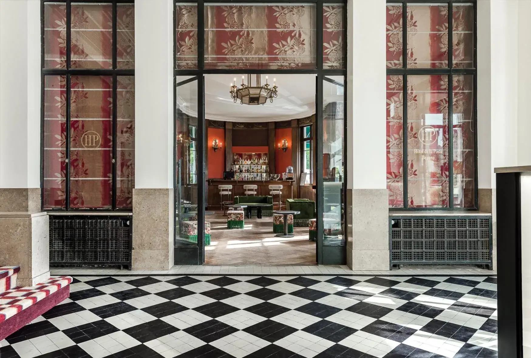 Lobby or reception in Hôtel de la Poste Lobby or reception in Hôtel de la Poste