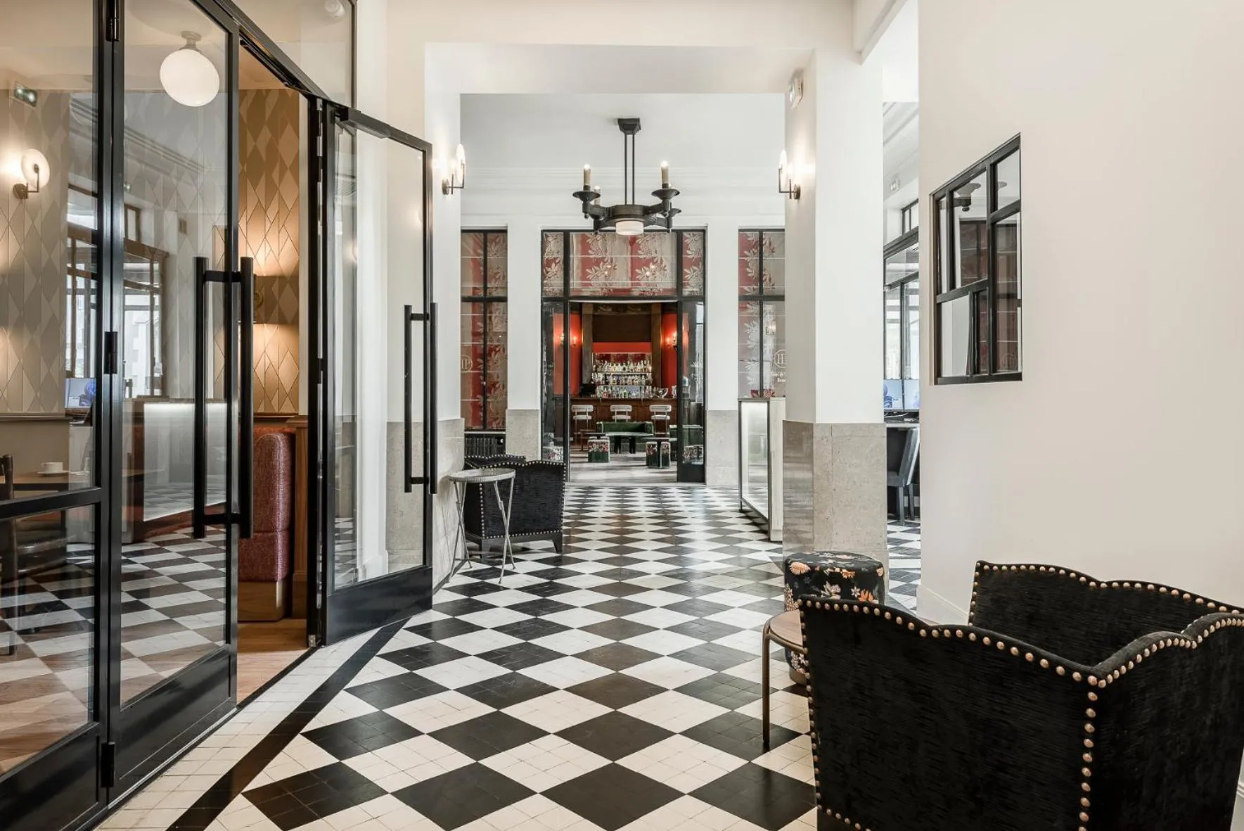 Lobby or reception in Hôtel de la Poste