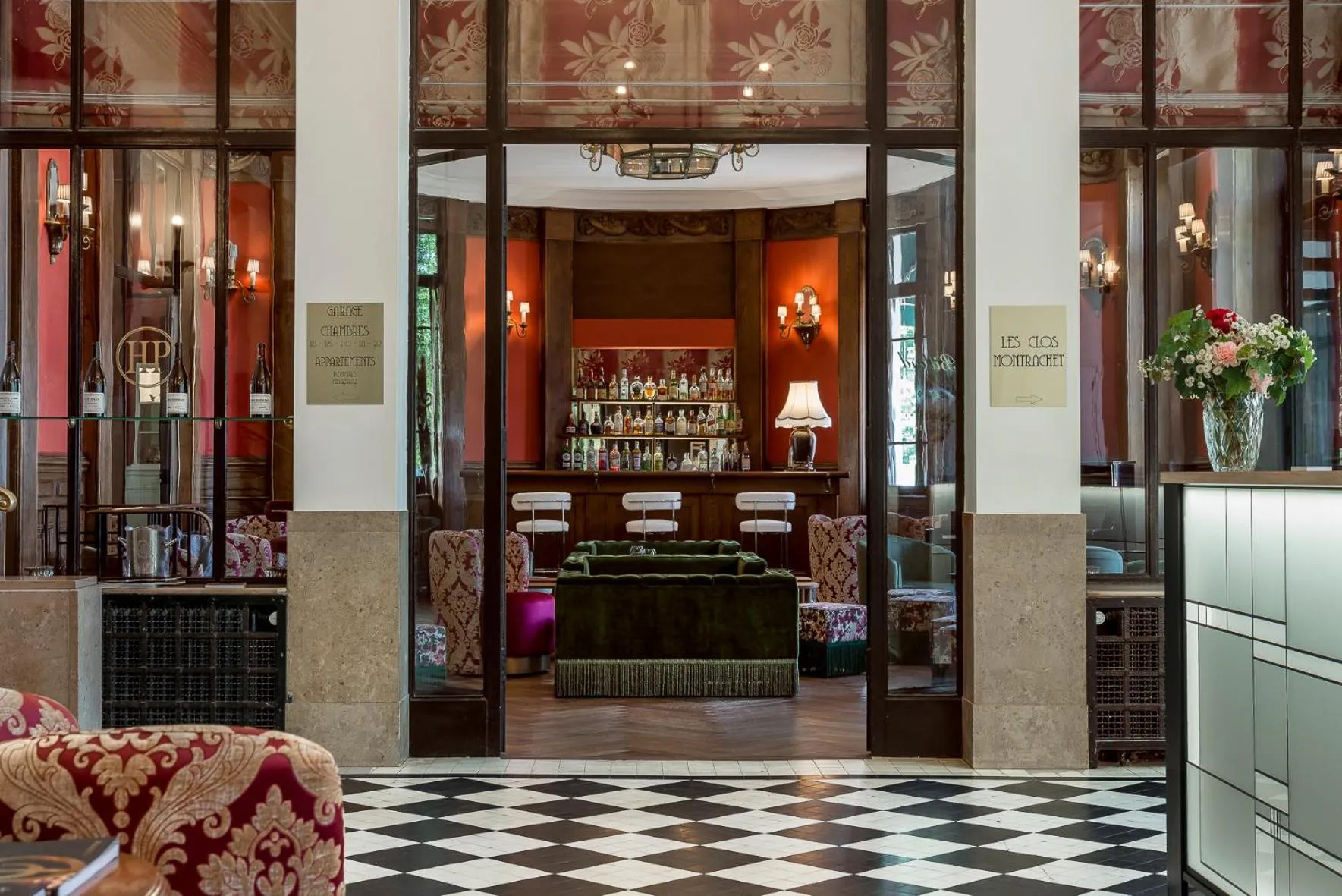 Lobby or reception in Hôtel de la Poste
