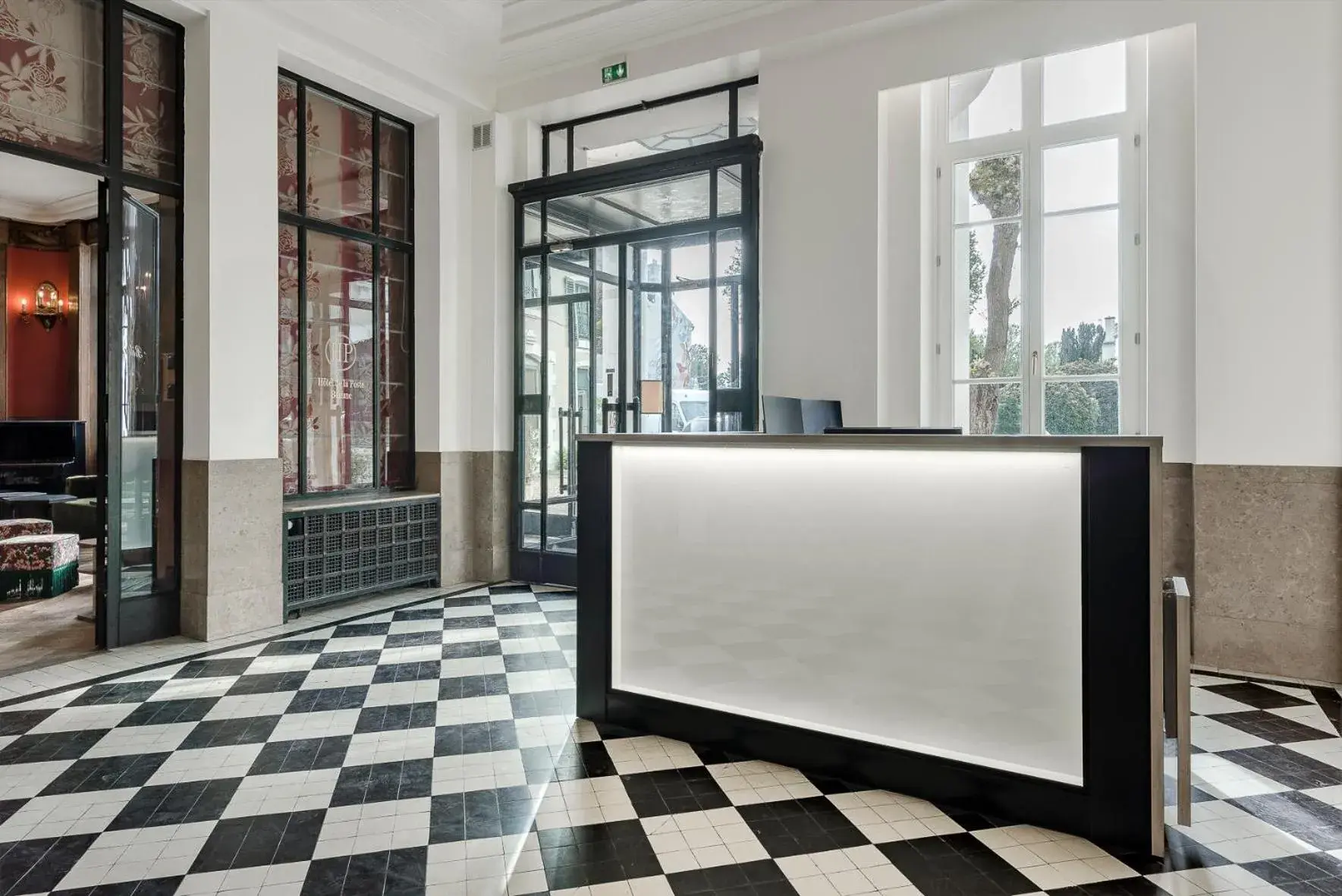 Lobby or reception in Hôtel de la Poste Lobby or reception in Hôtel de la Poste