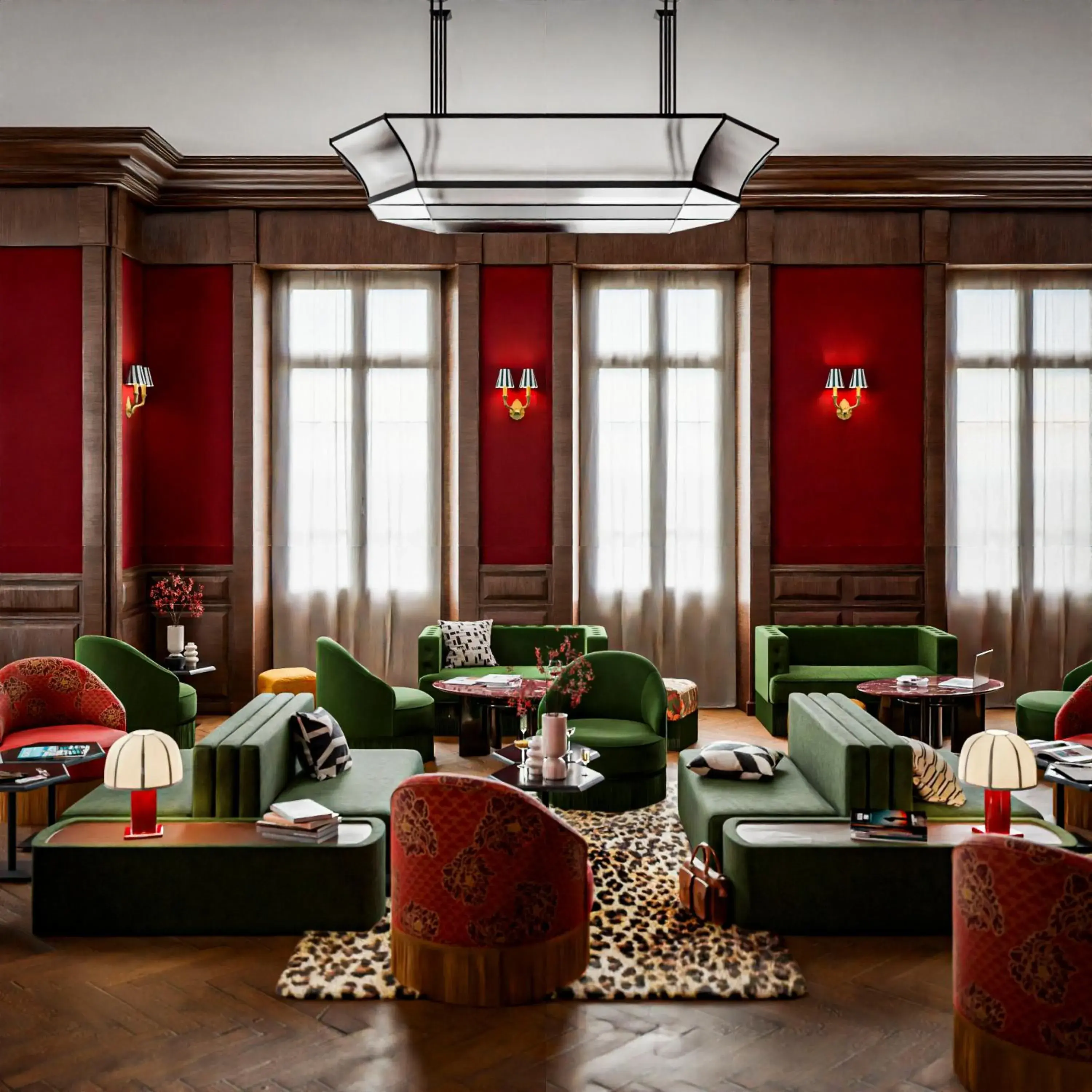 Lounge or bar in Hôtel de la Poste Lounge or bar in Hôtel de la Poste