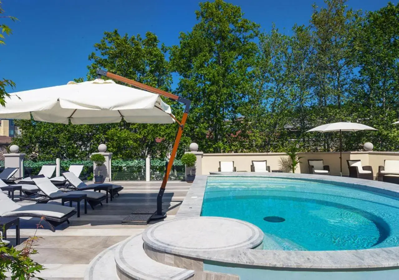Swimming pool in Grand Hotel Salsomaggiore Swimming pool in Grand Hotel Salsomaggiore
