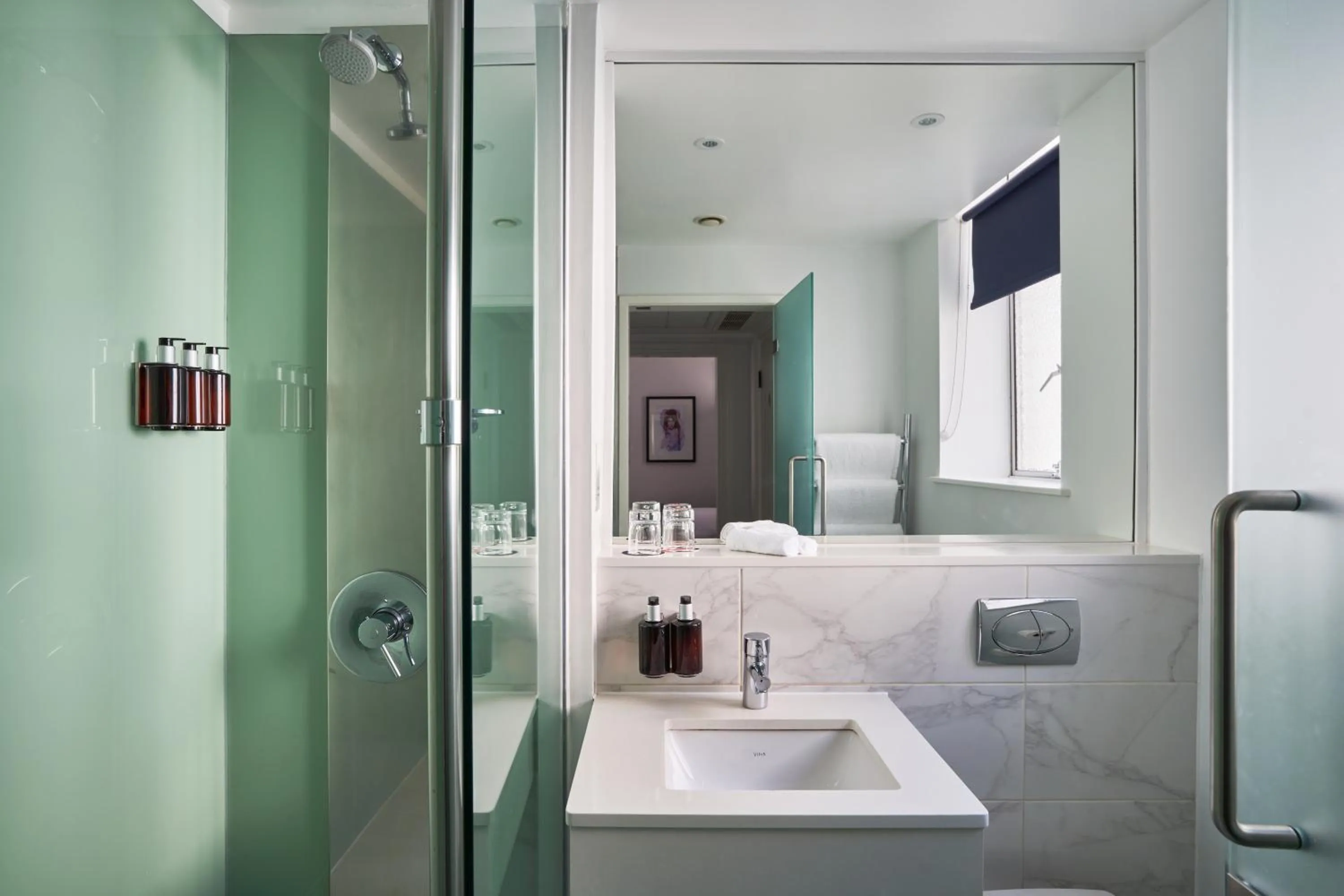 Shower in The Cumberland, London