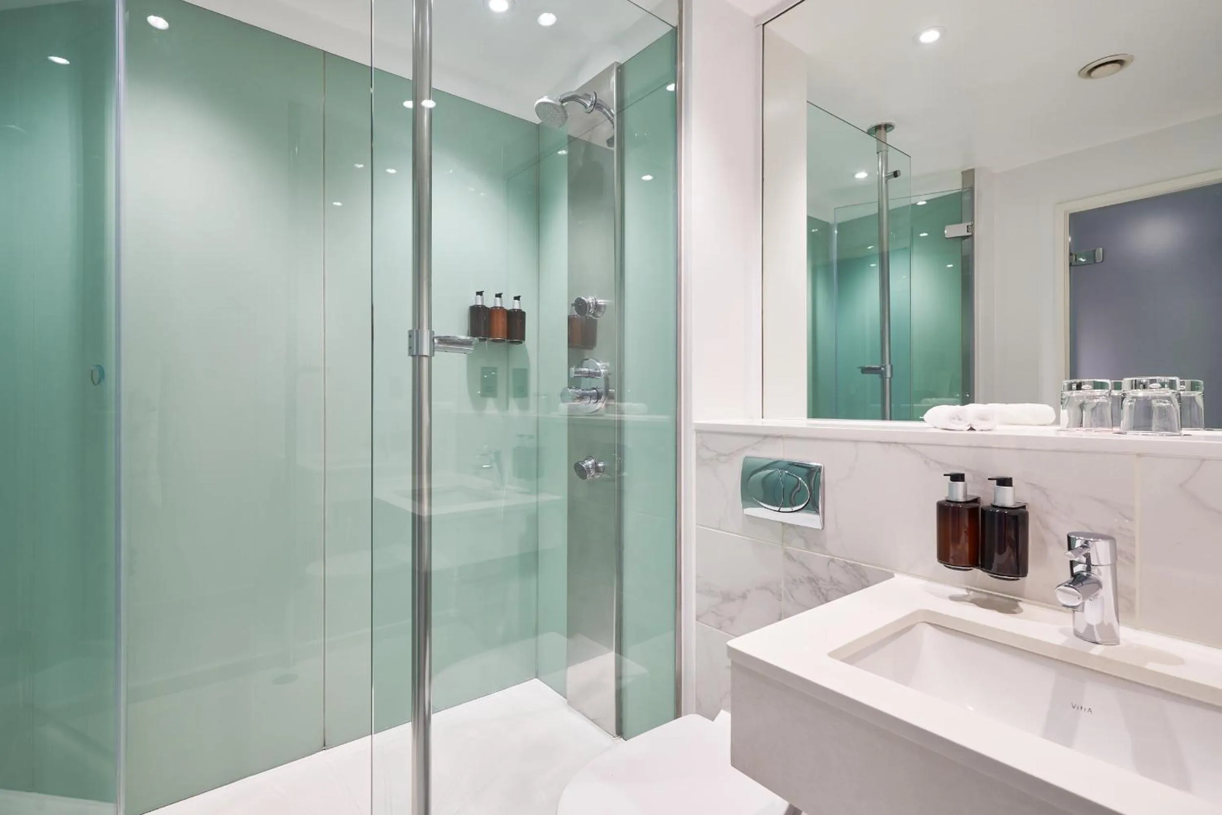 Shower in The Cumberland, London