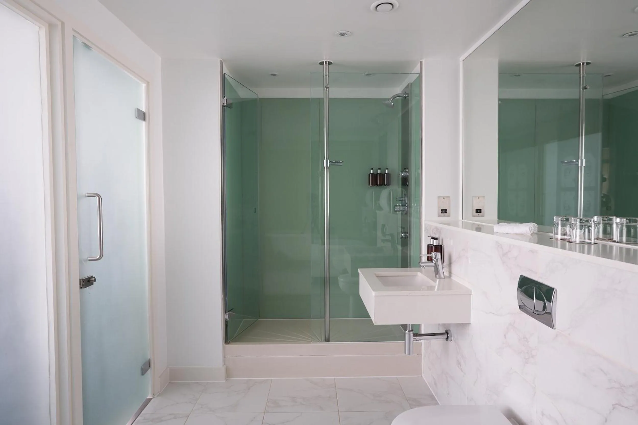 Shower in The Cumberland, London