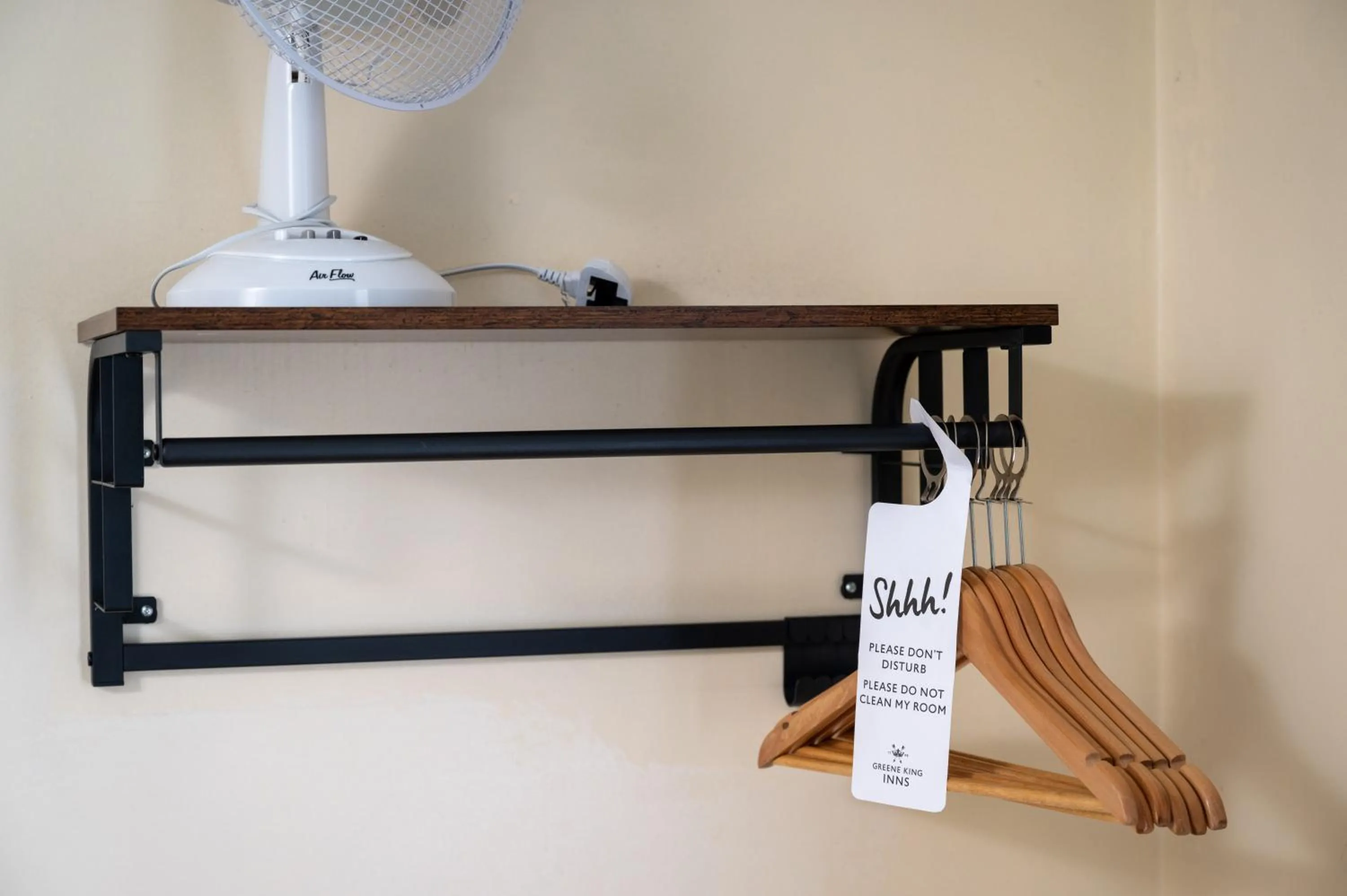 wardrobe in Rising Sun Hotel by Greene King Inns