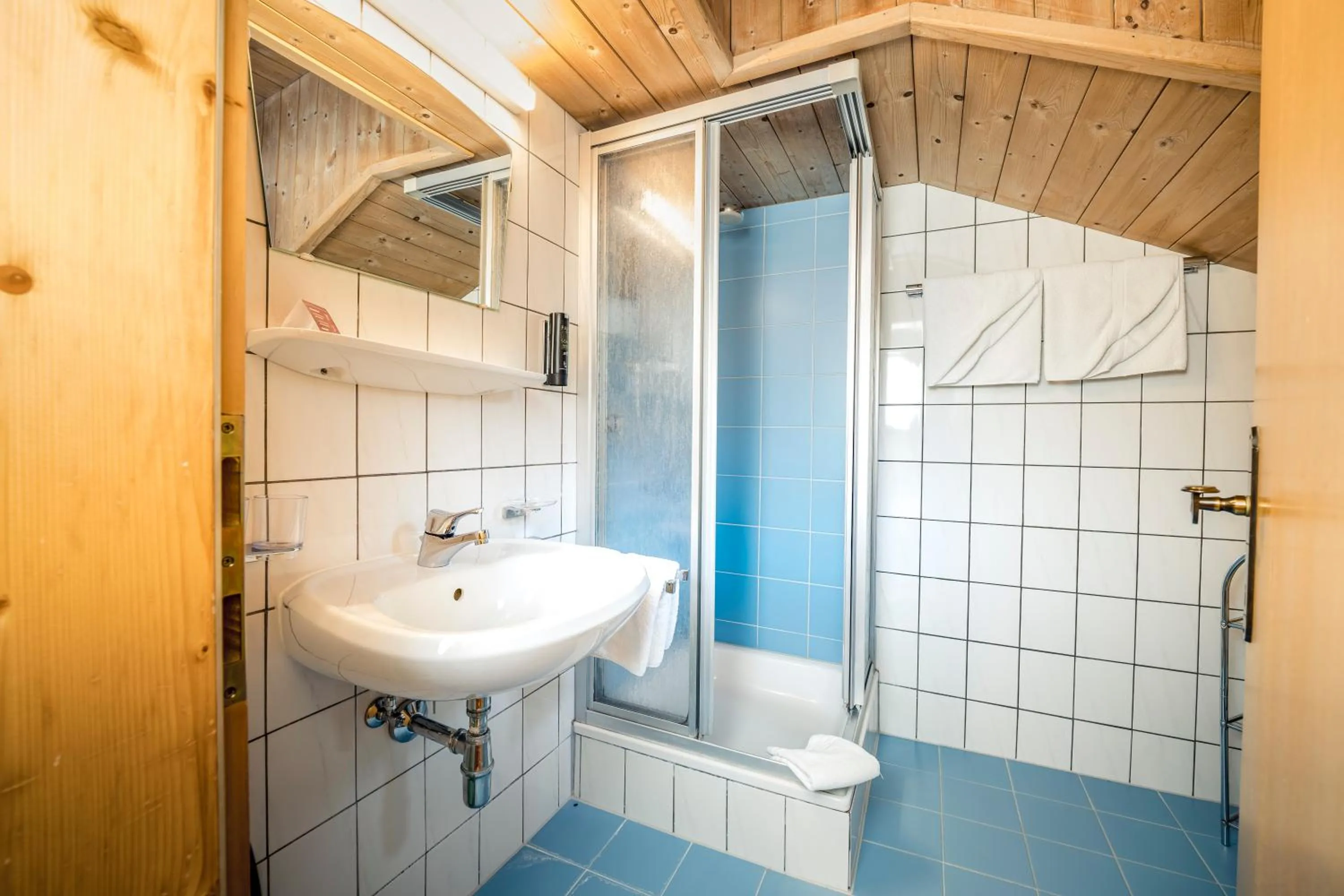 Shower in Pension der Steinbock - das 300 Jahre alte Bauernhaus - TIROL