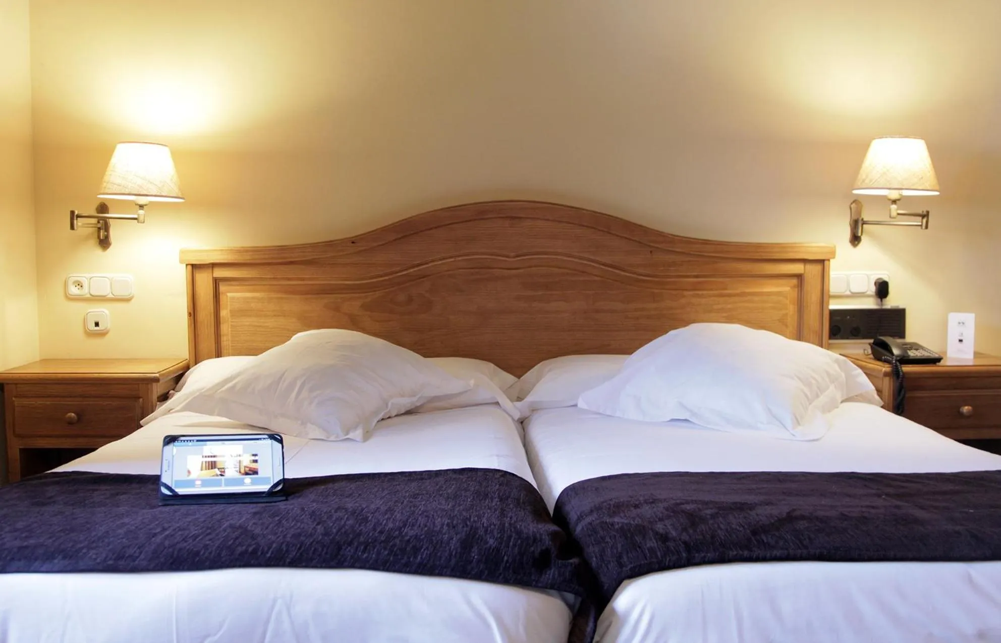 Bed in Hotel Chalet Bassibe