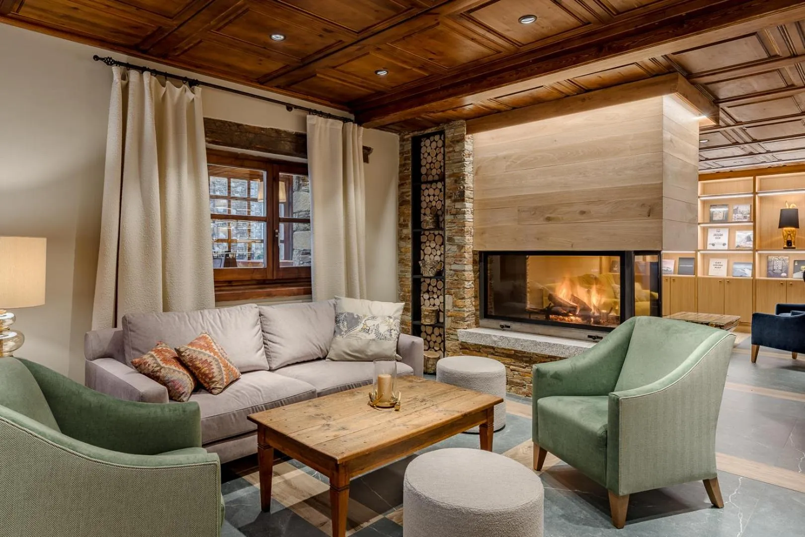 Living room in Hotel Chalet Bassibe