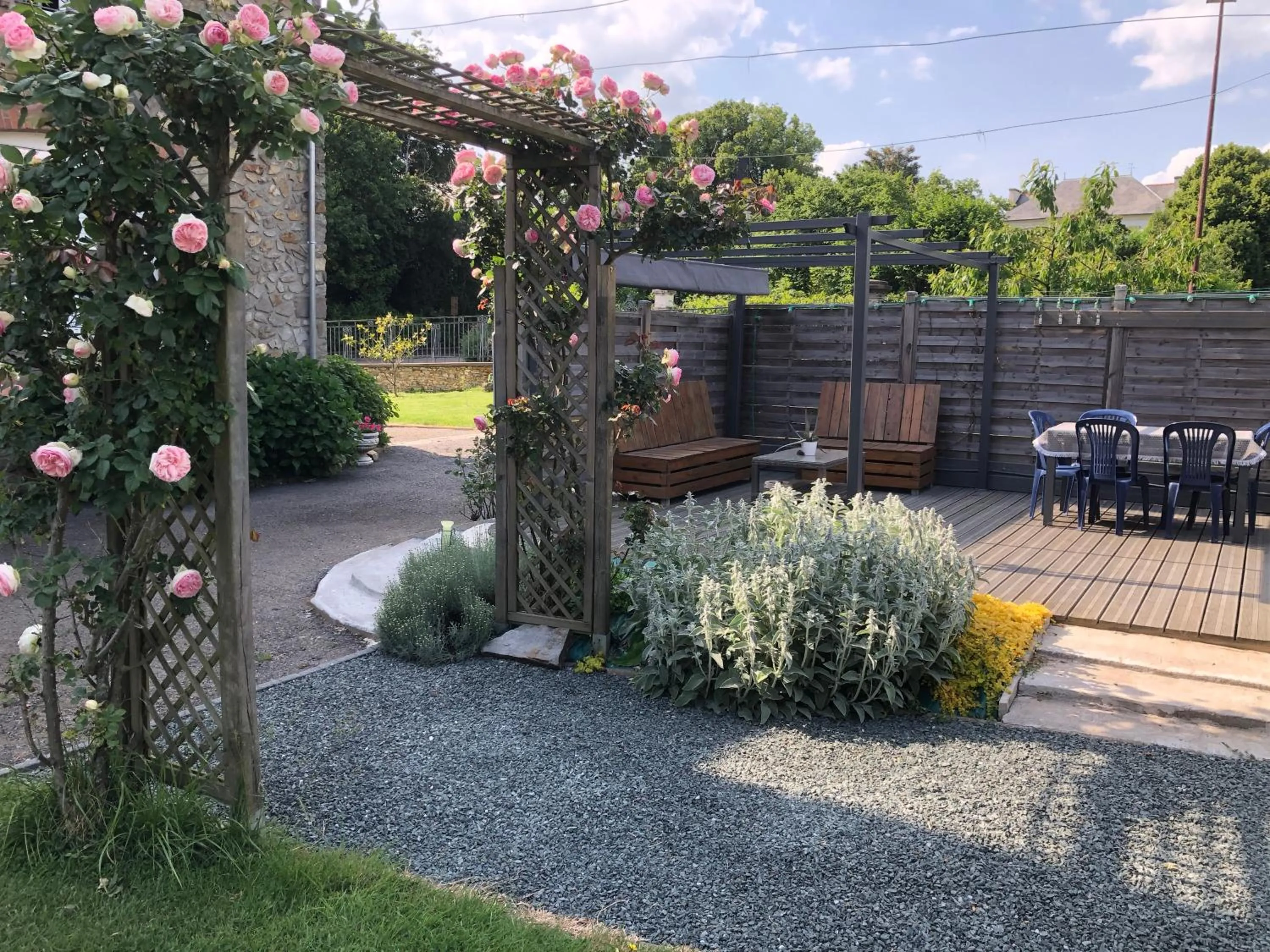 Garden in Les hortensias