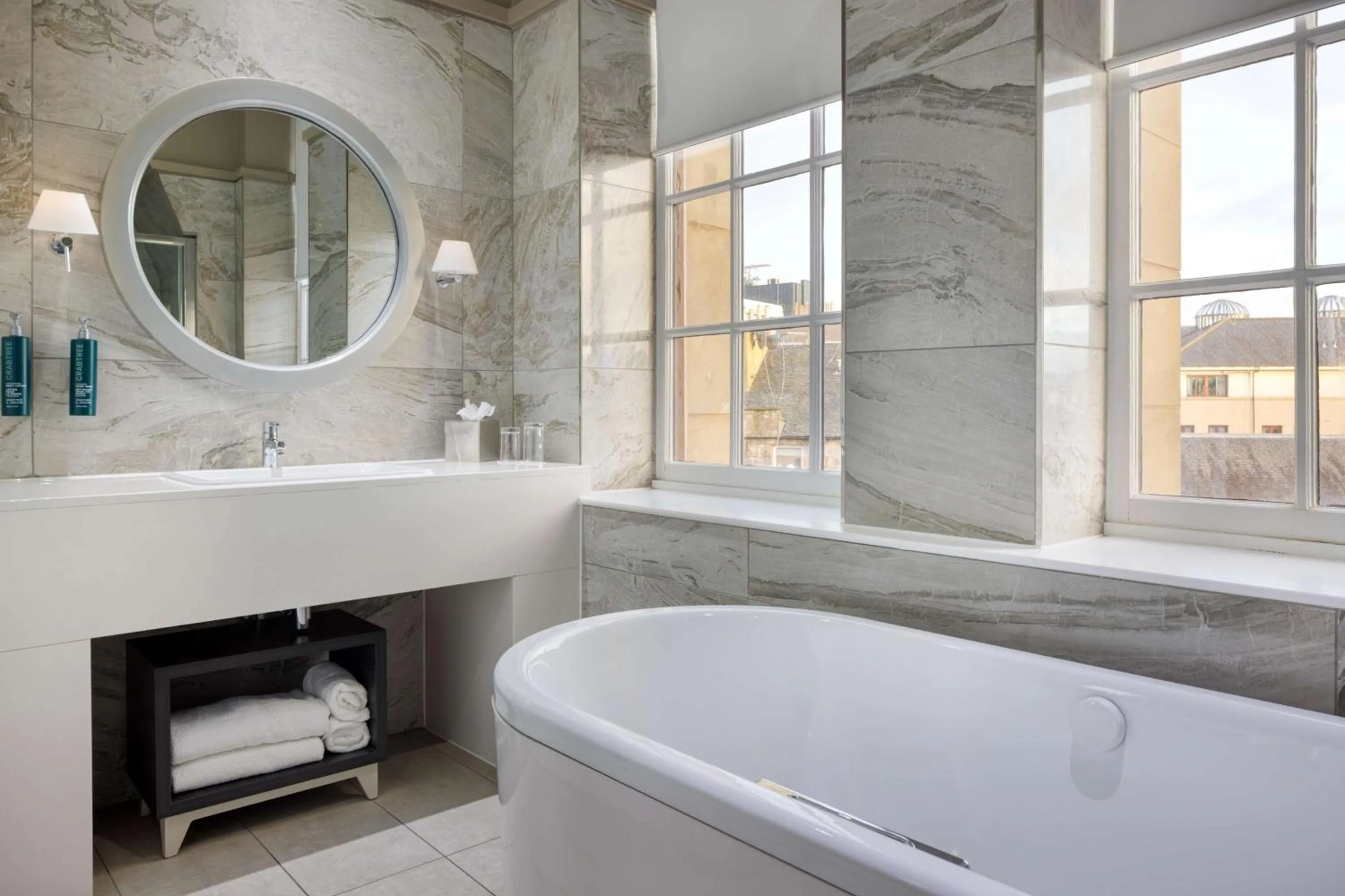 Bathroom in Doubletree by Hilton Edinburgh City Centre