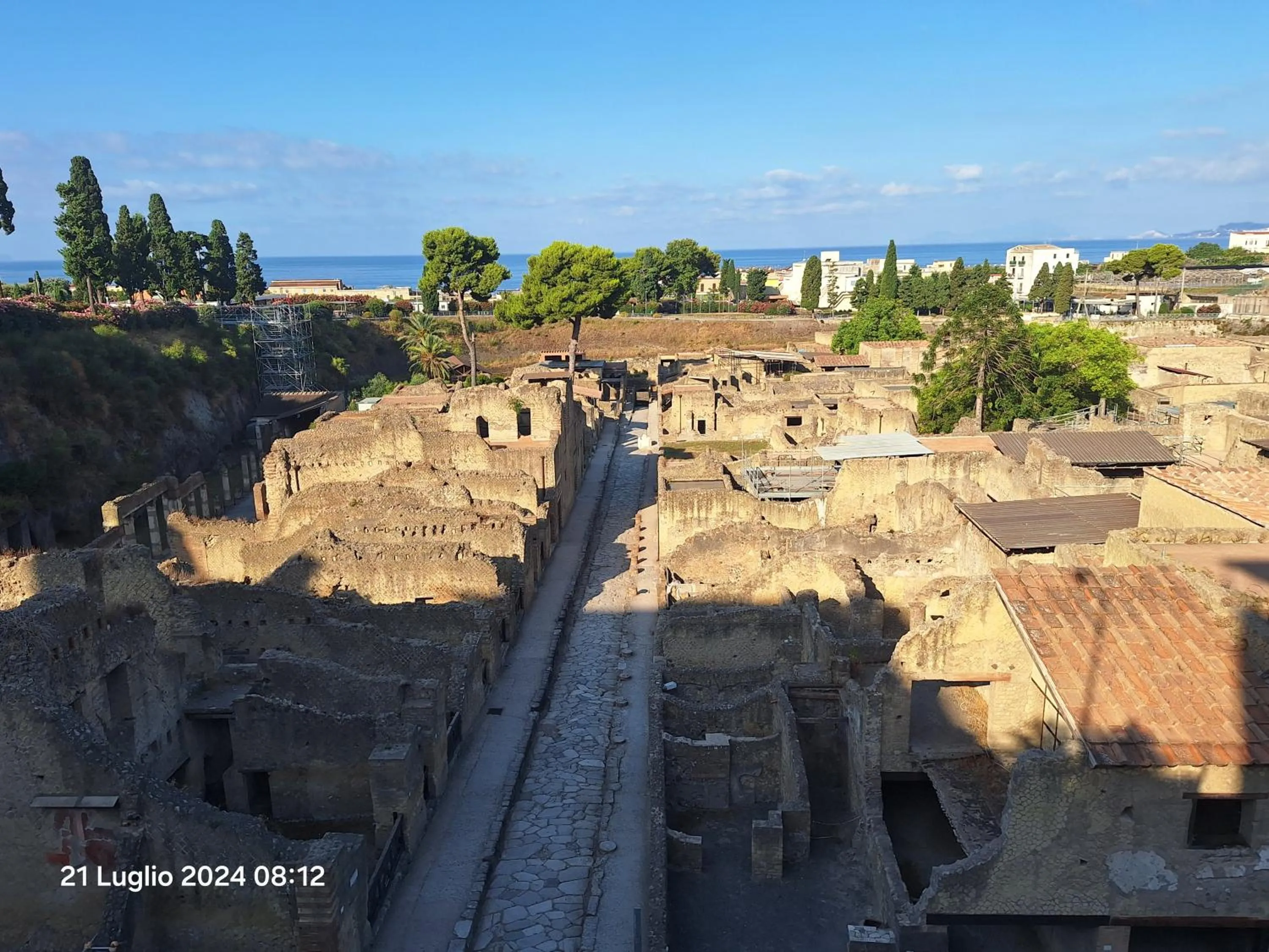 Landmark view in Garden House Ercolano