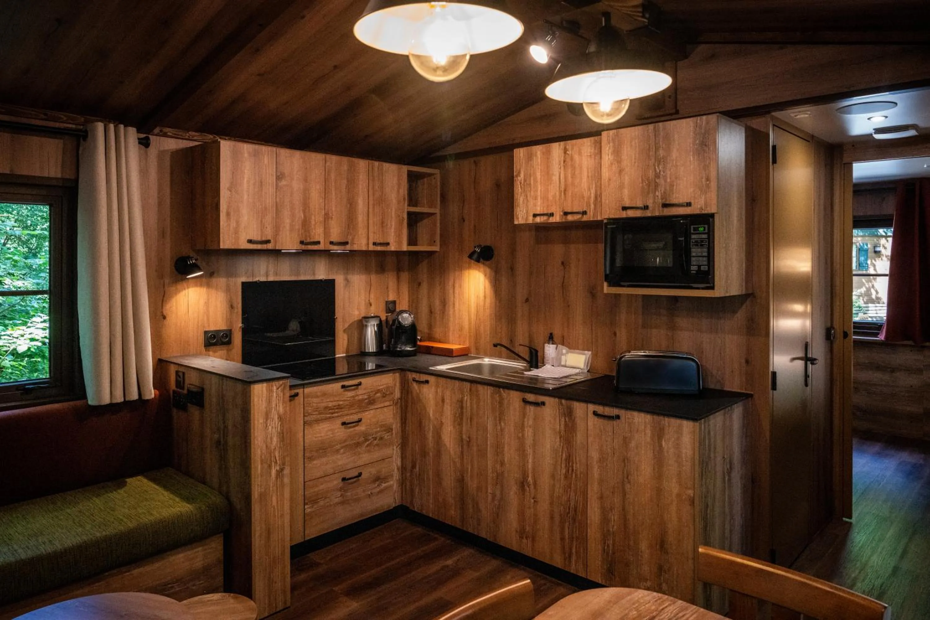 Family in Disney Davy Crockett Ranch