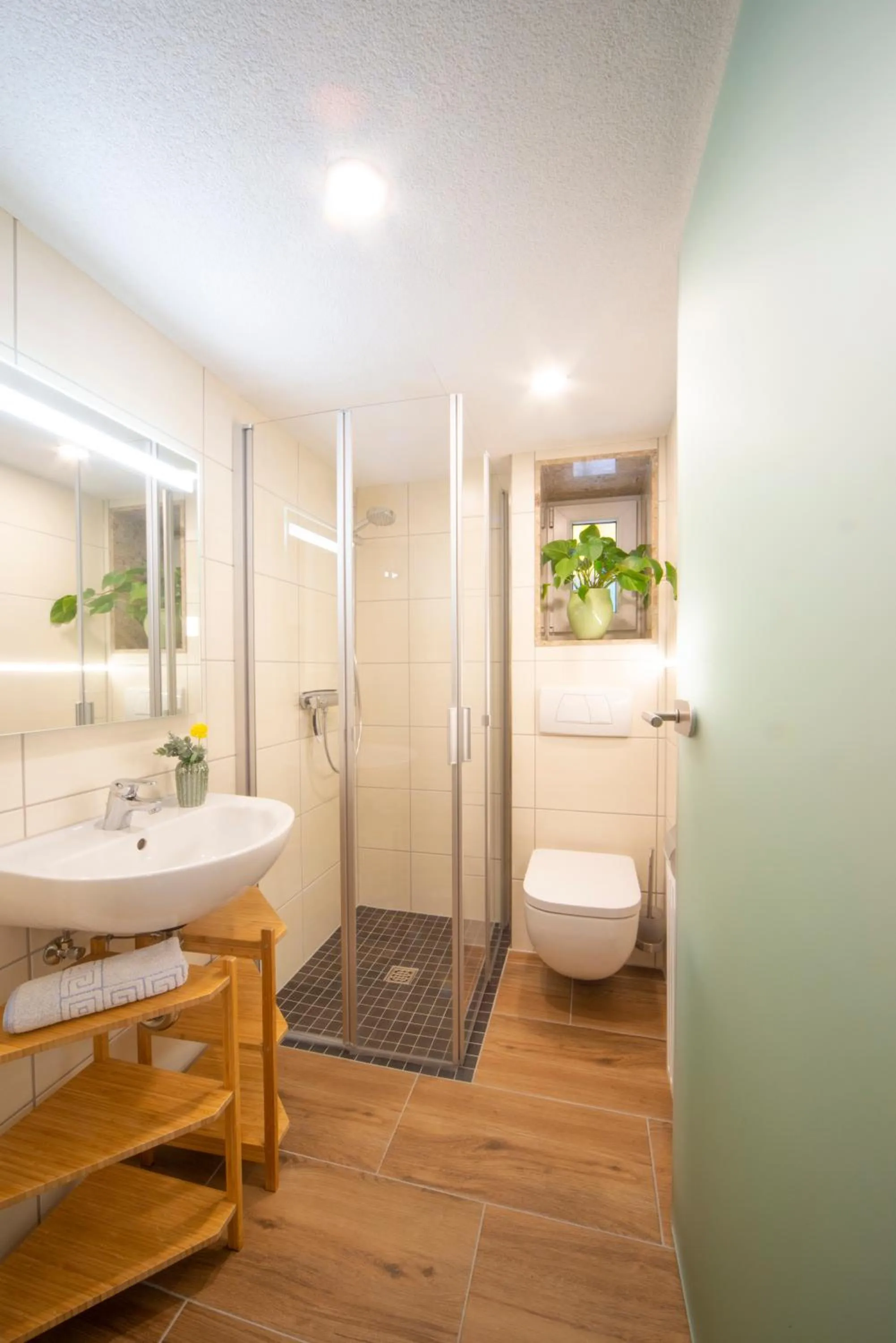 Shower in Appartements und Ferienhaus Gasthof Kanzlersgrund