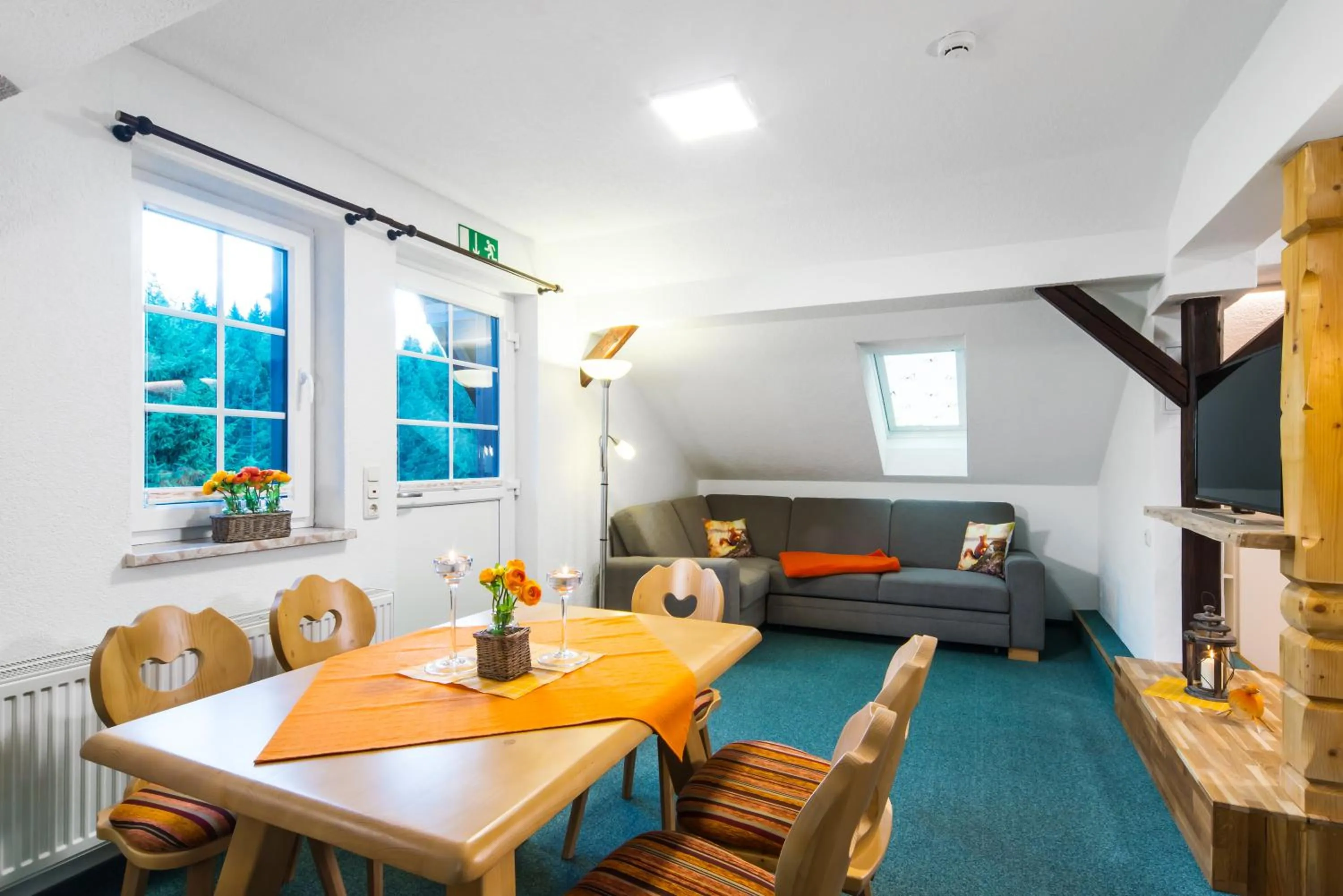 Living room in Appartements und Ferienhaus Gasthof Kanzlersgrund