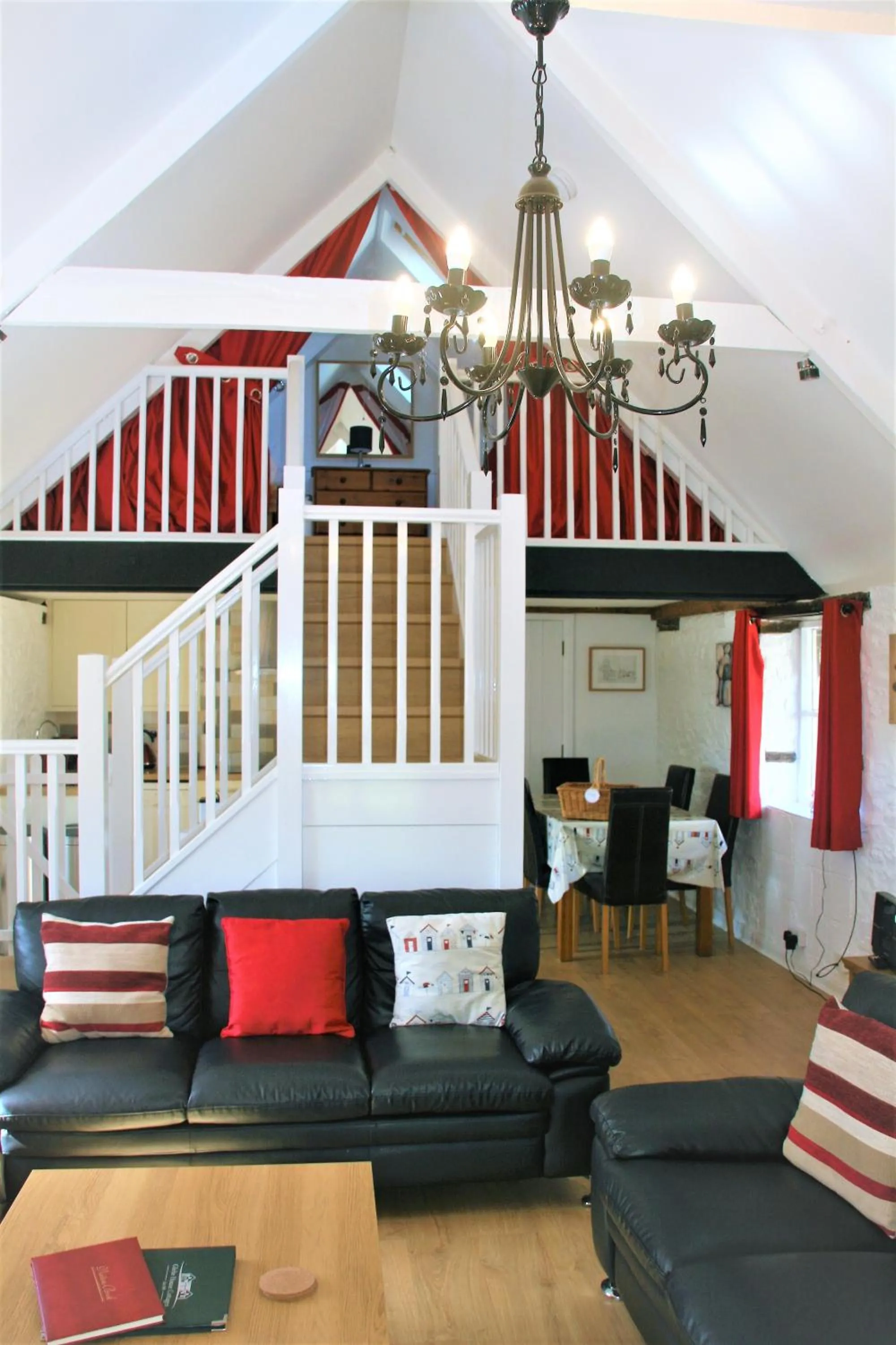 Living room in Glebe House Cottages