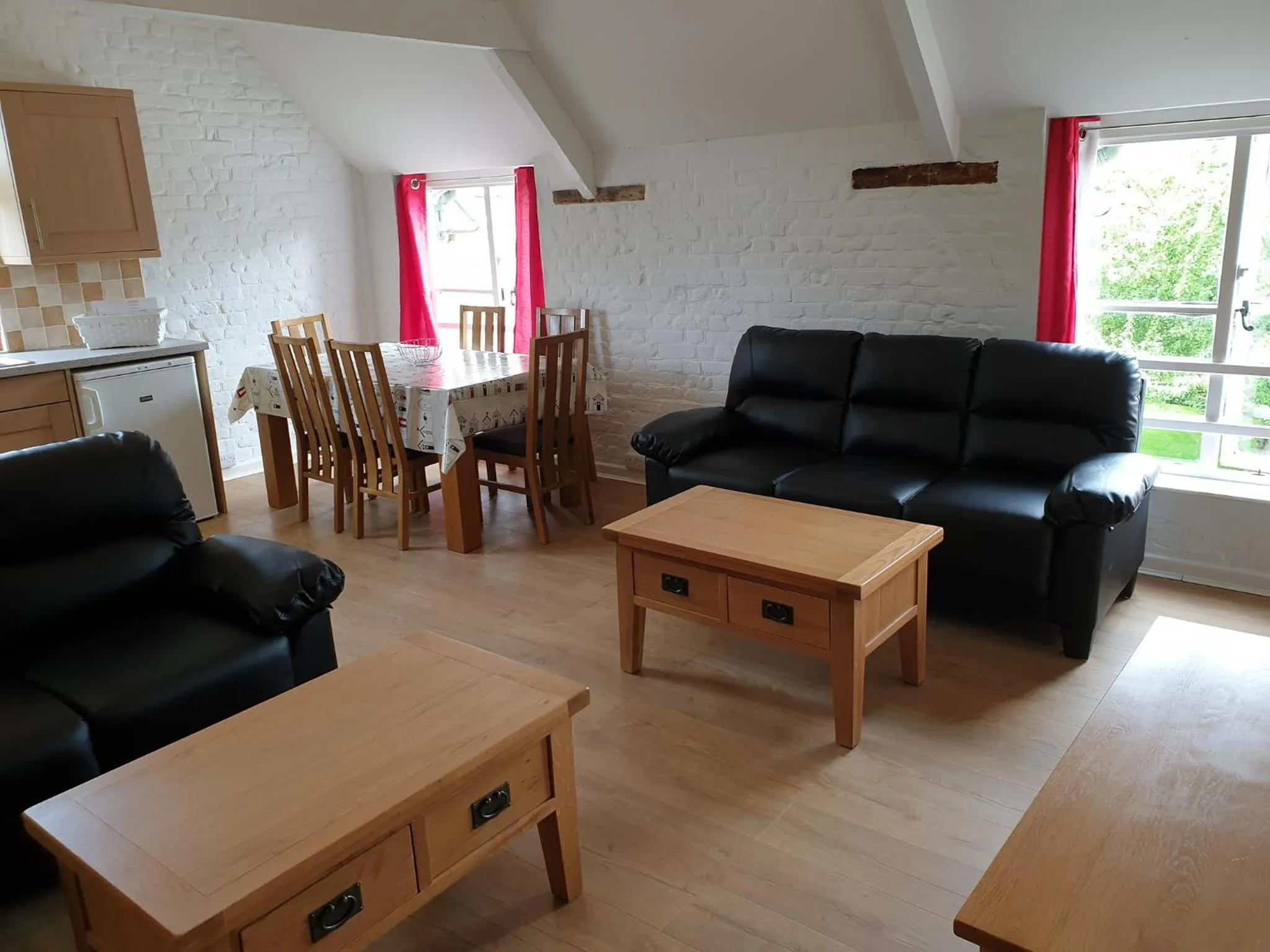 Living room in Glebe House Cottages