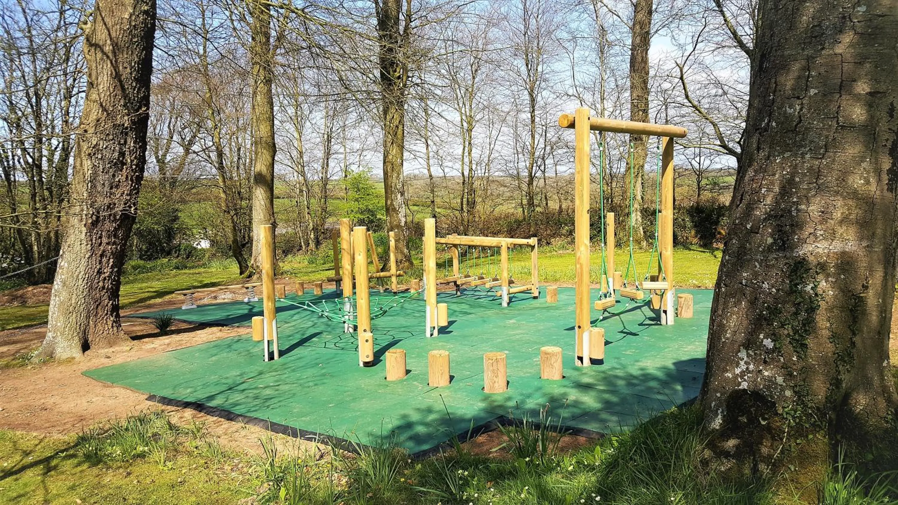 Children play ground in Glebe House Cottages