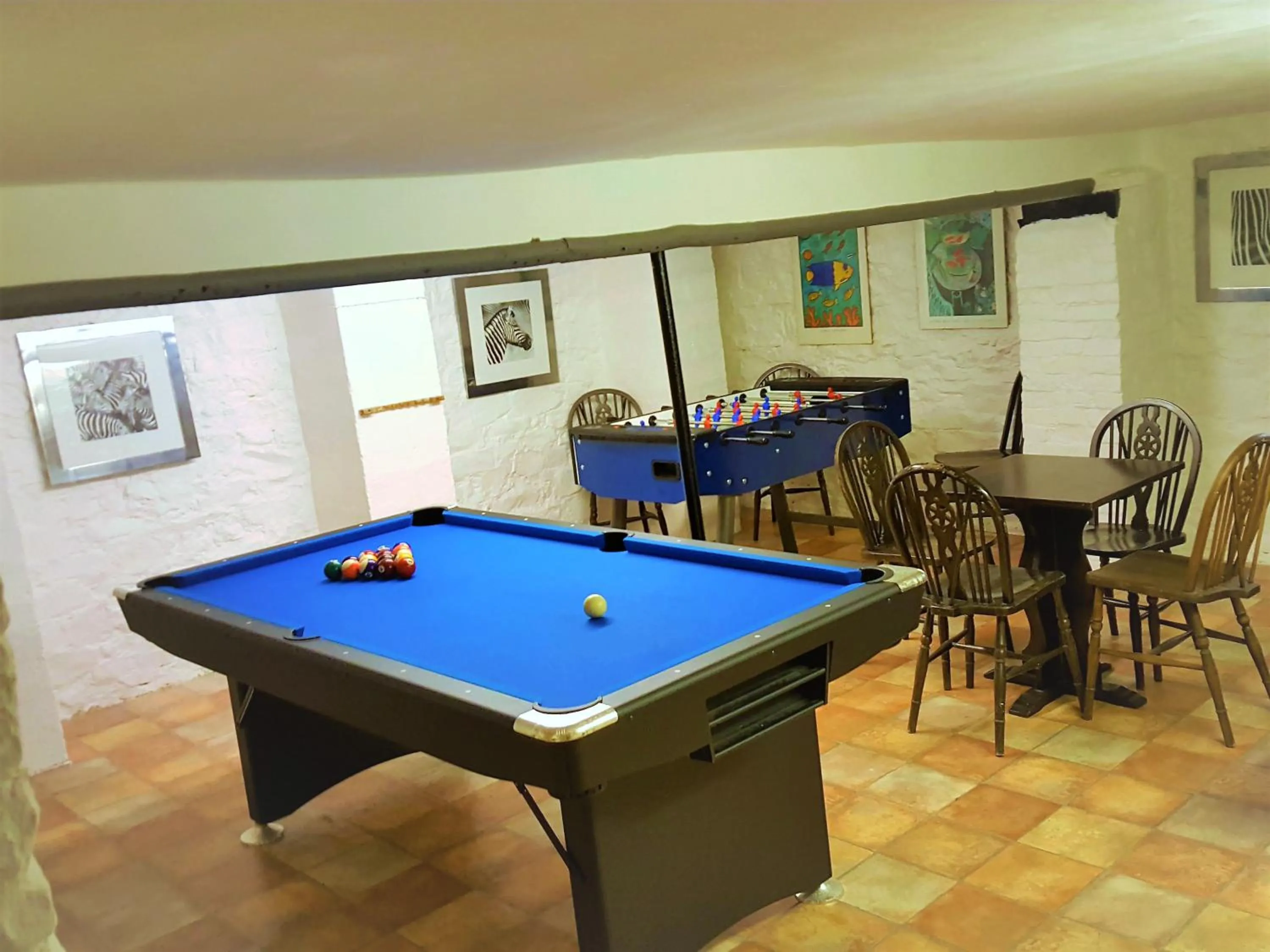 Game Room in Glebe House Cottages