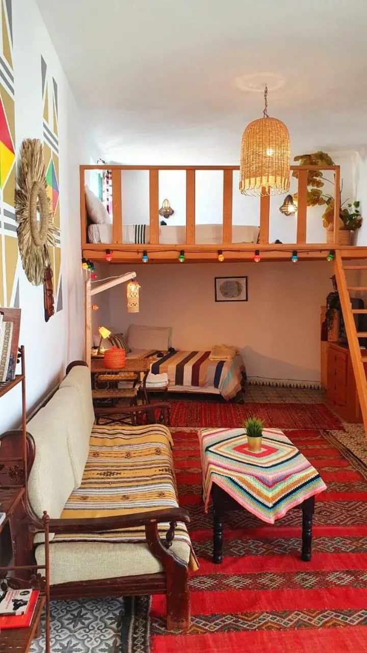 Bed in Art Riad Au Bord De La Mer