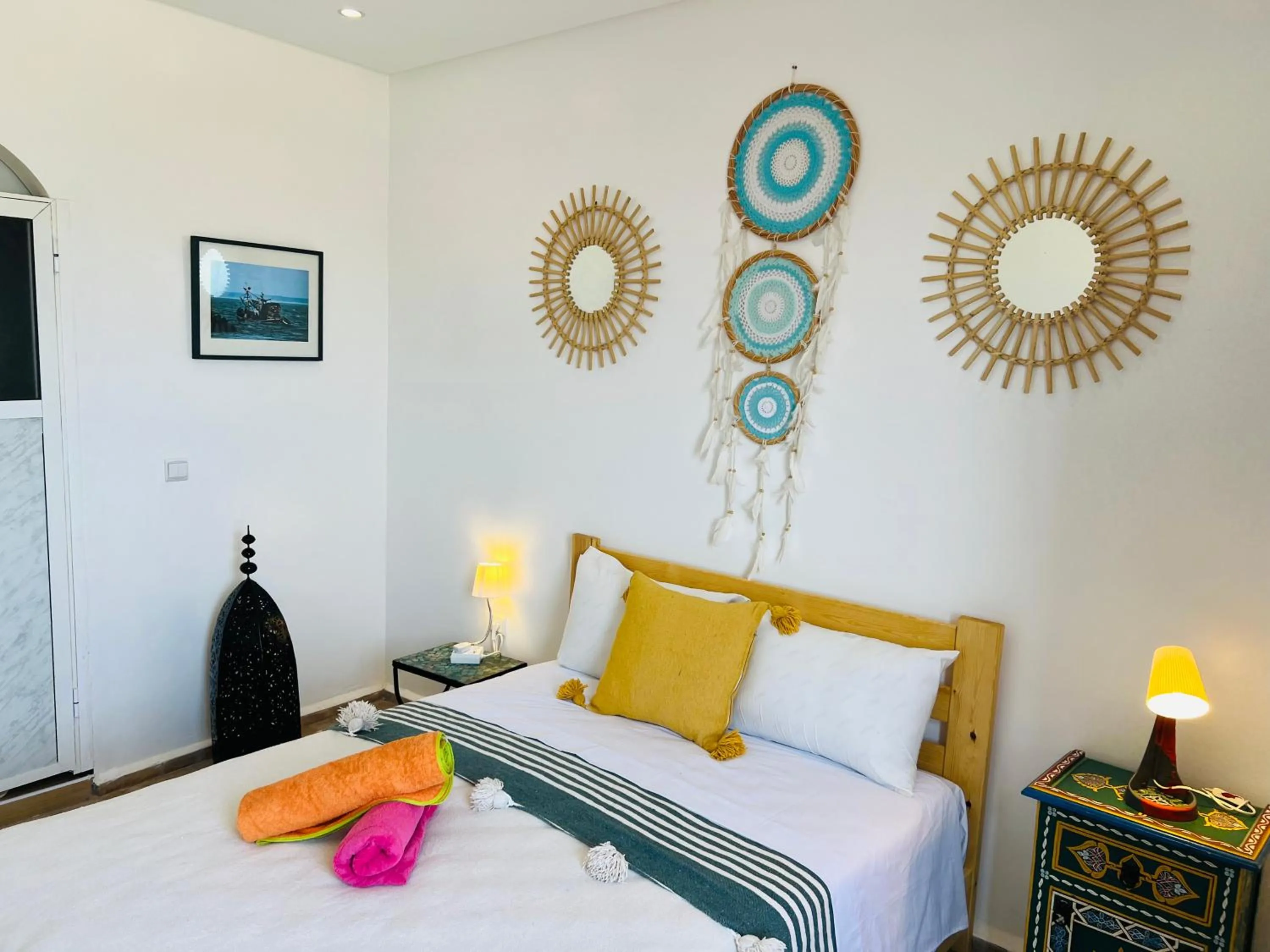 Bed in Art Riad Au Bord De La Mer