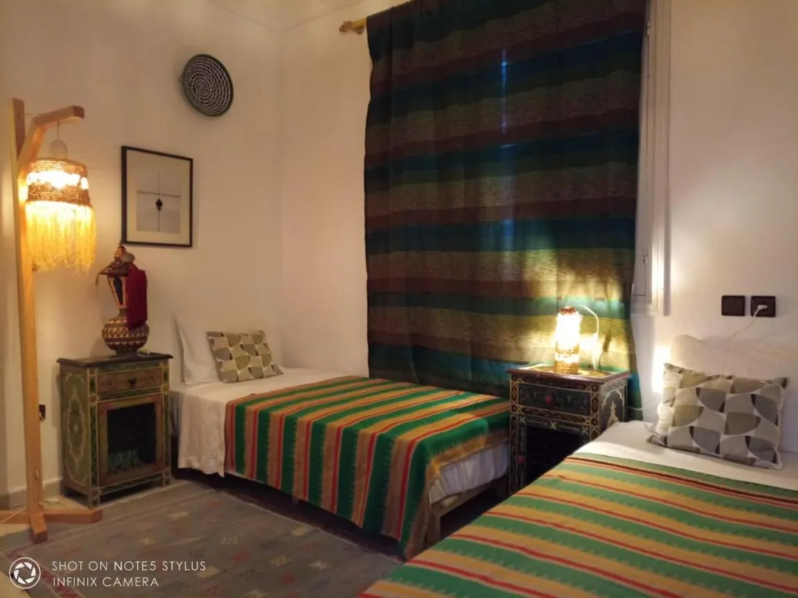 Bed in Art Riad Au Bord De La Mer