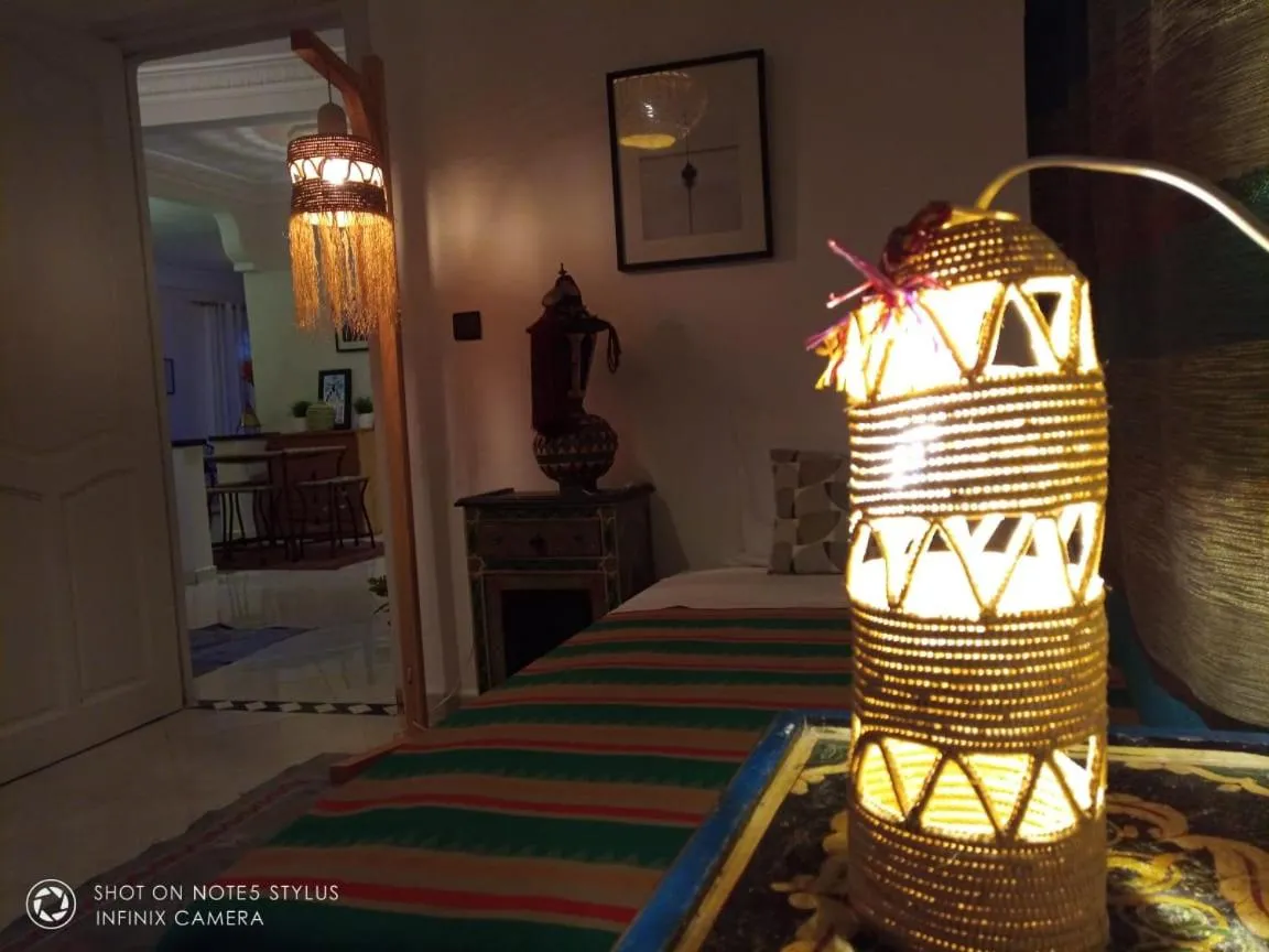 Bed in Art Riad Au Bord De La Mer