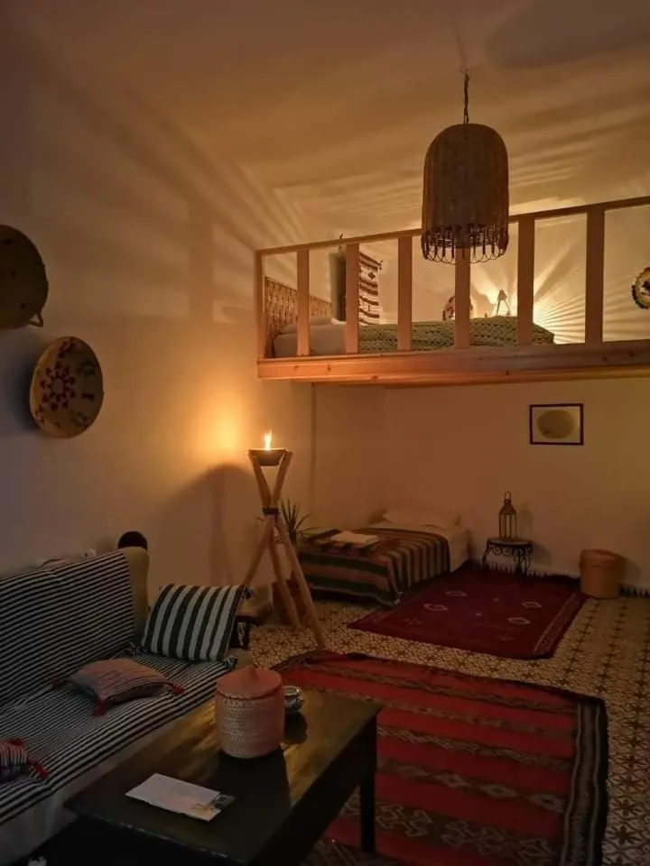 Bed in Art Riad Au Bord De La Mer