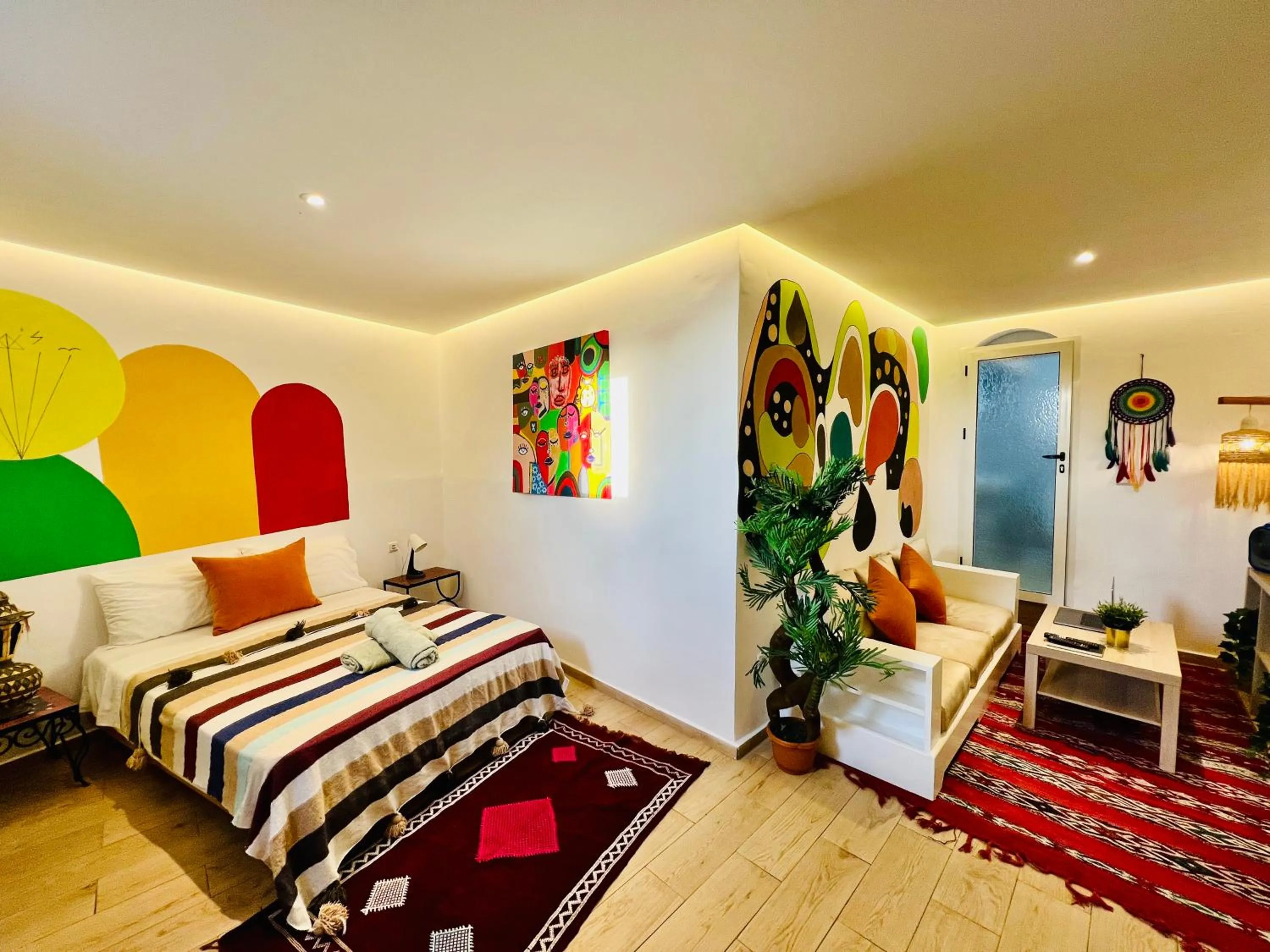Bed in Art Riad Au Bord De La Mer