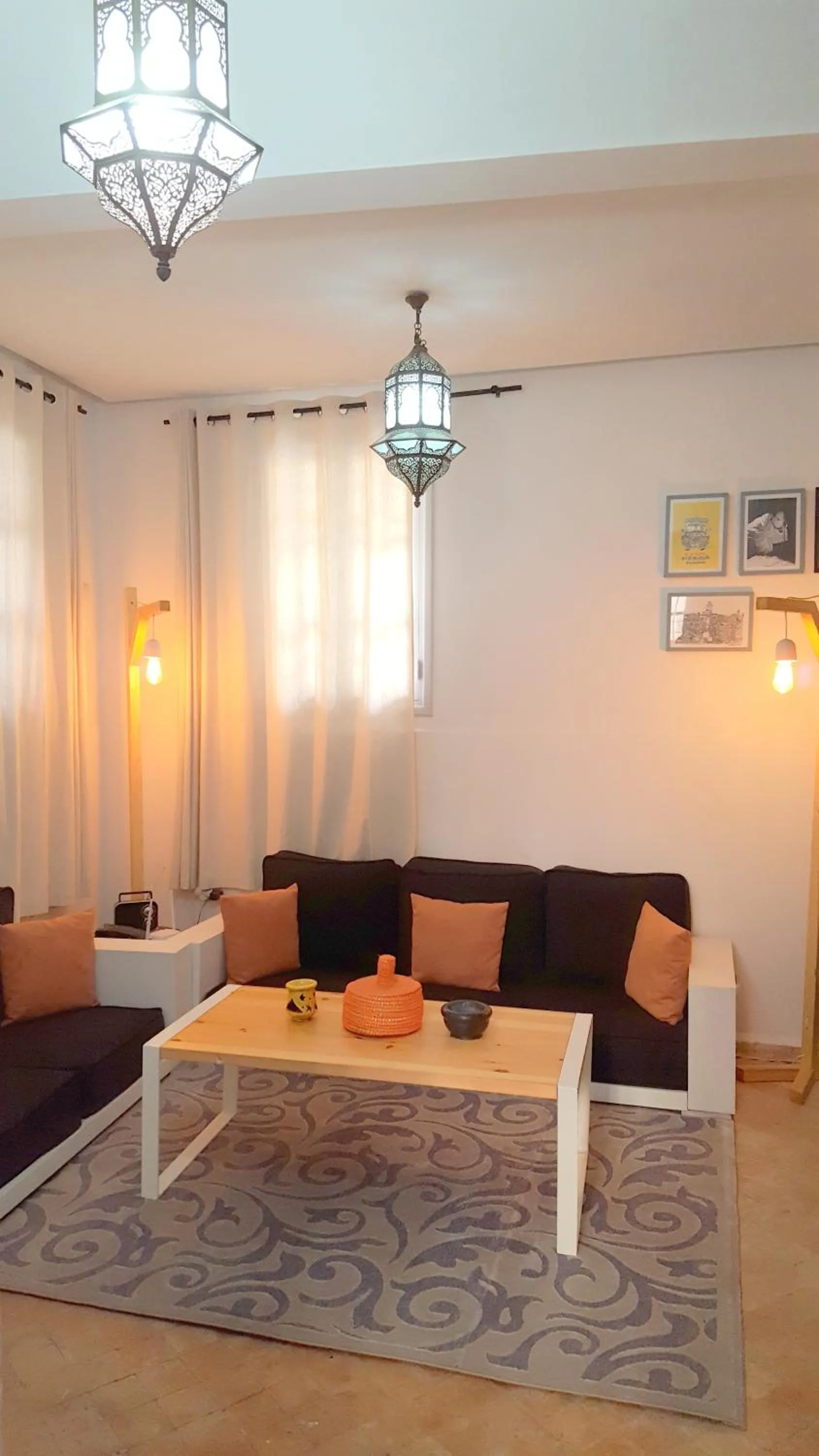 Living room in Art Riad Au Bord De La Mer