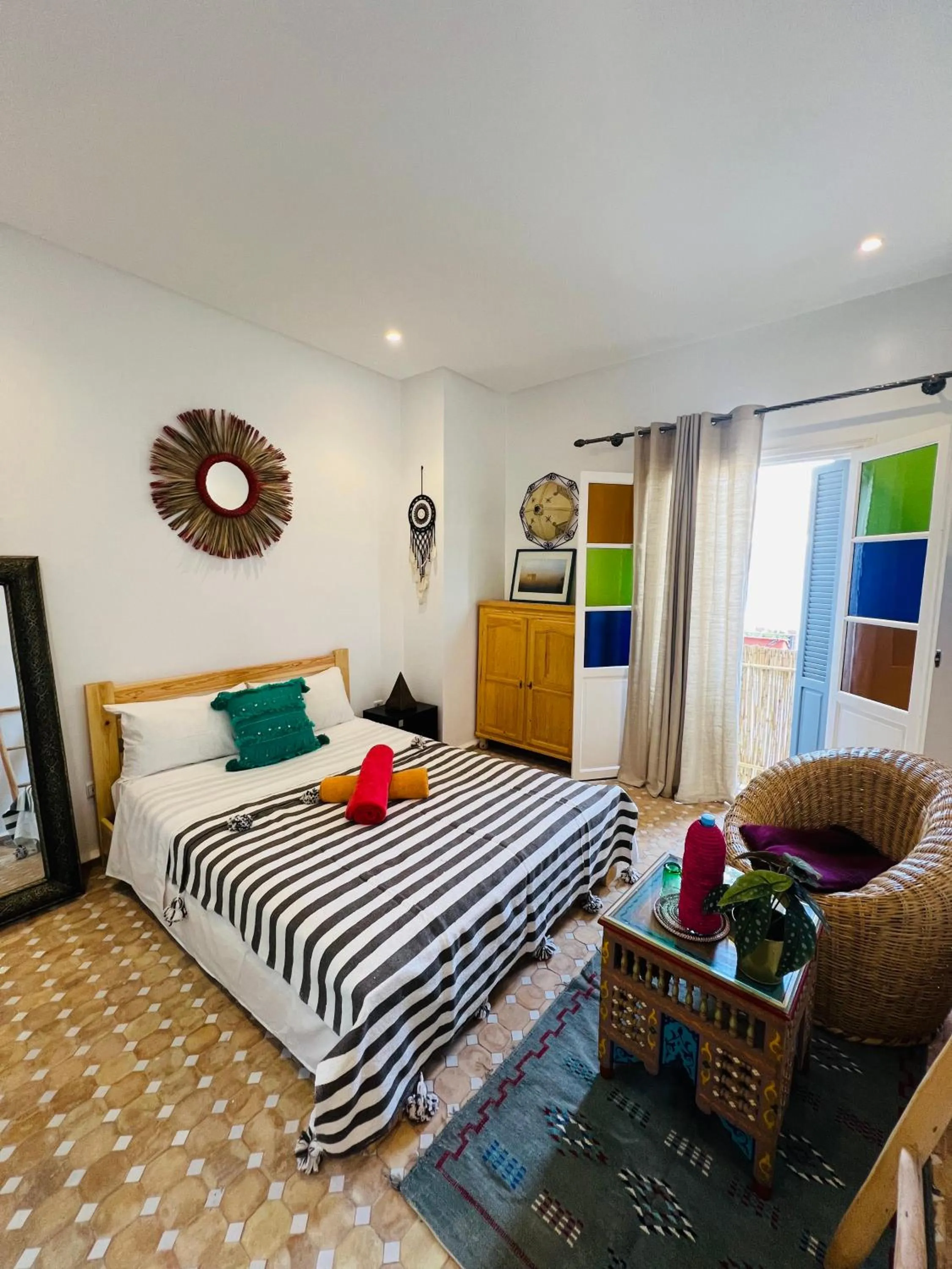 Bed in Art Riad Au Bord De La Mer