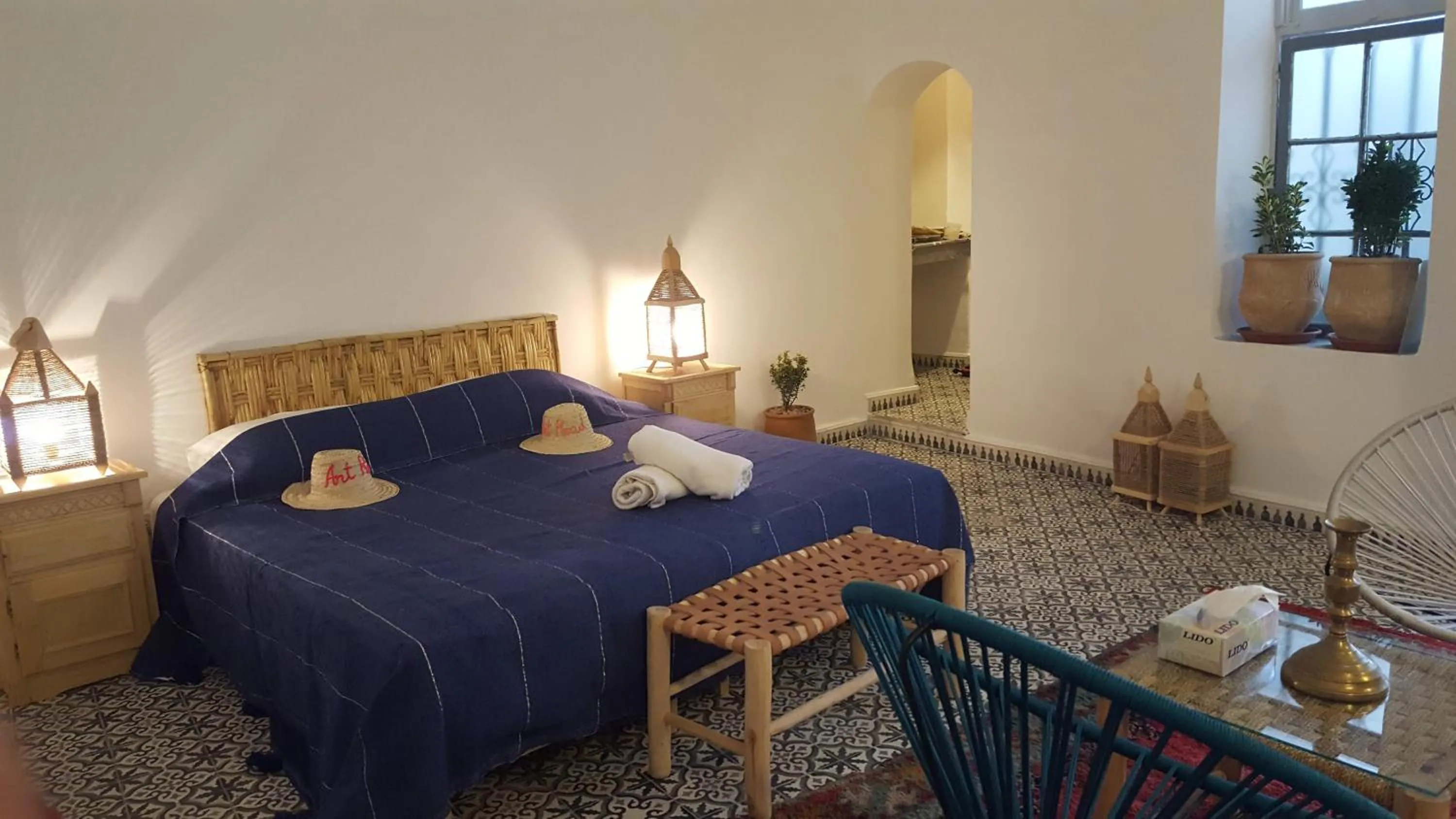 Bed in Art Riad Au Bord De La Mer