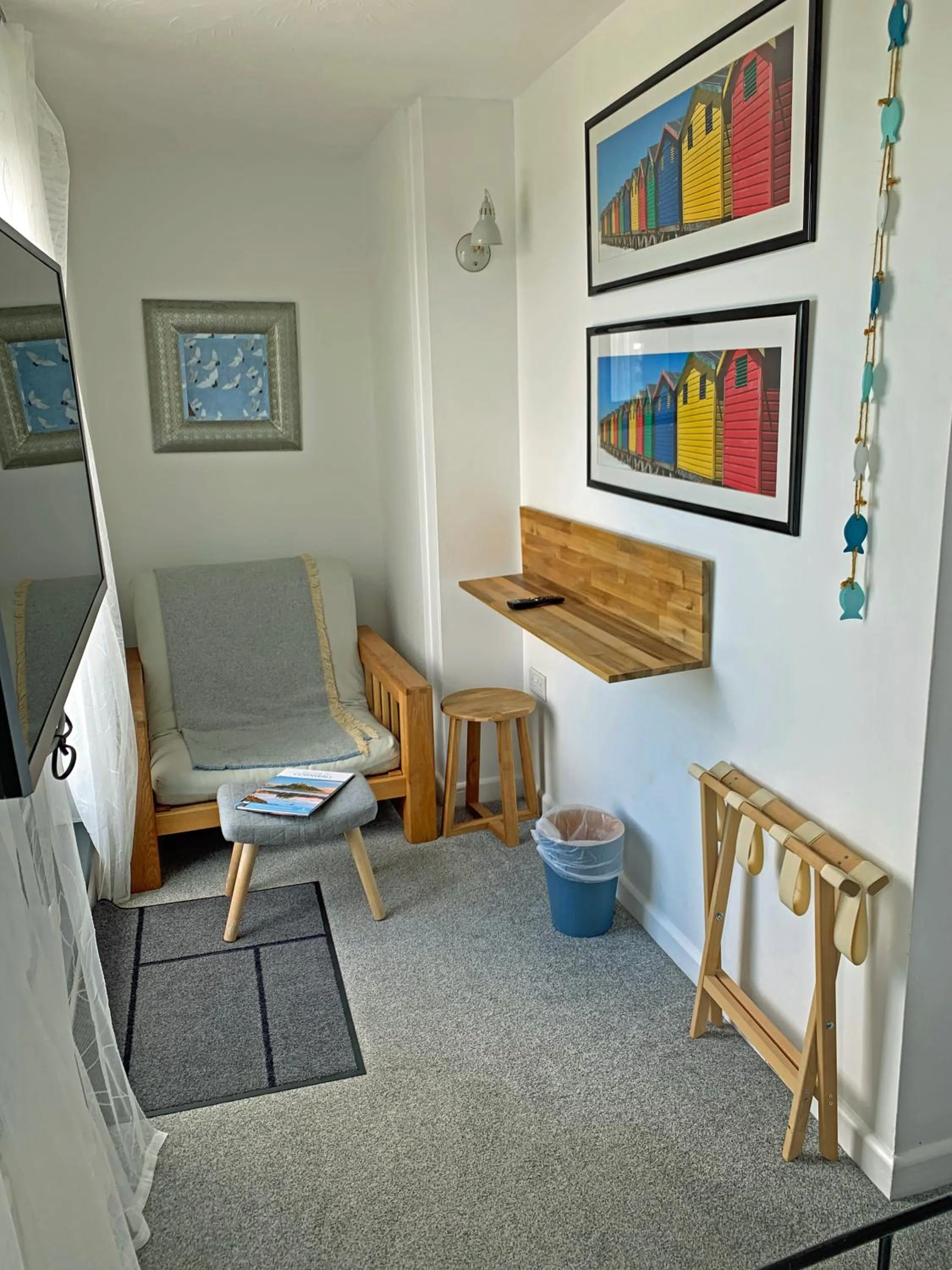 Seating area in Porth Beach Hotel