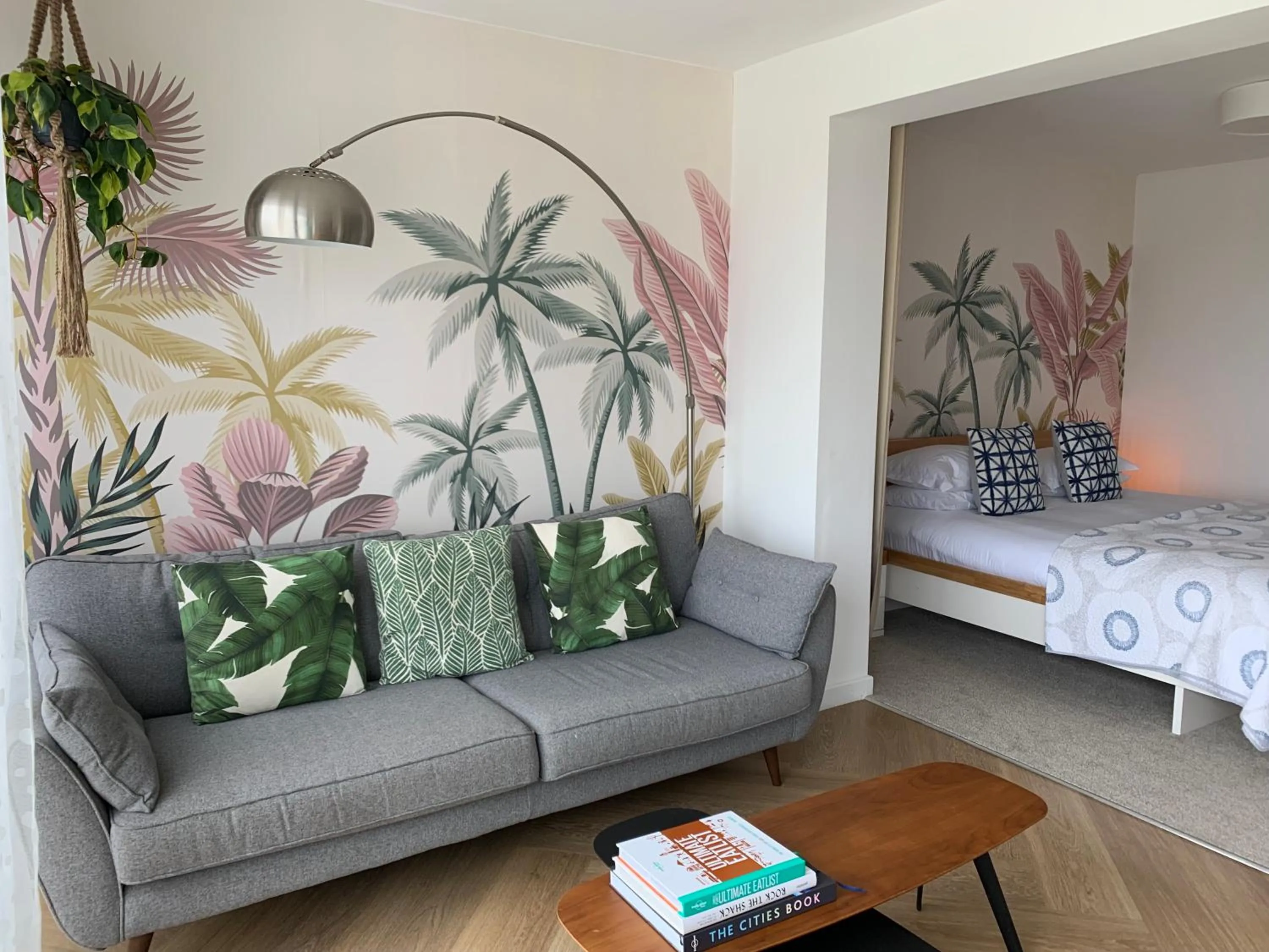 Seating area in Porth Beach Hotel