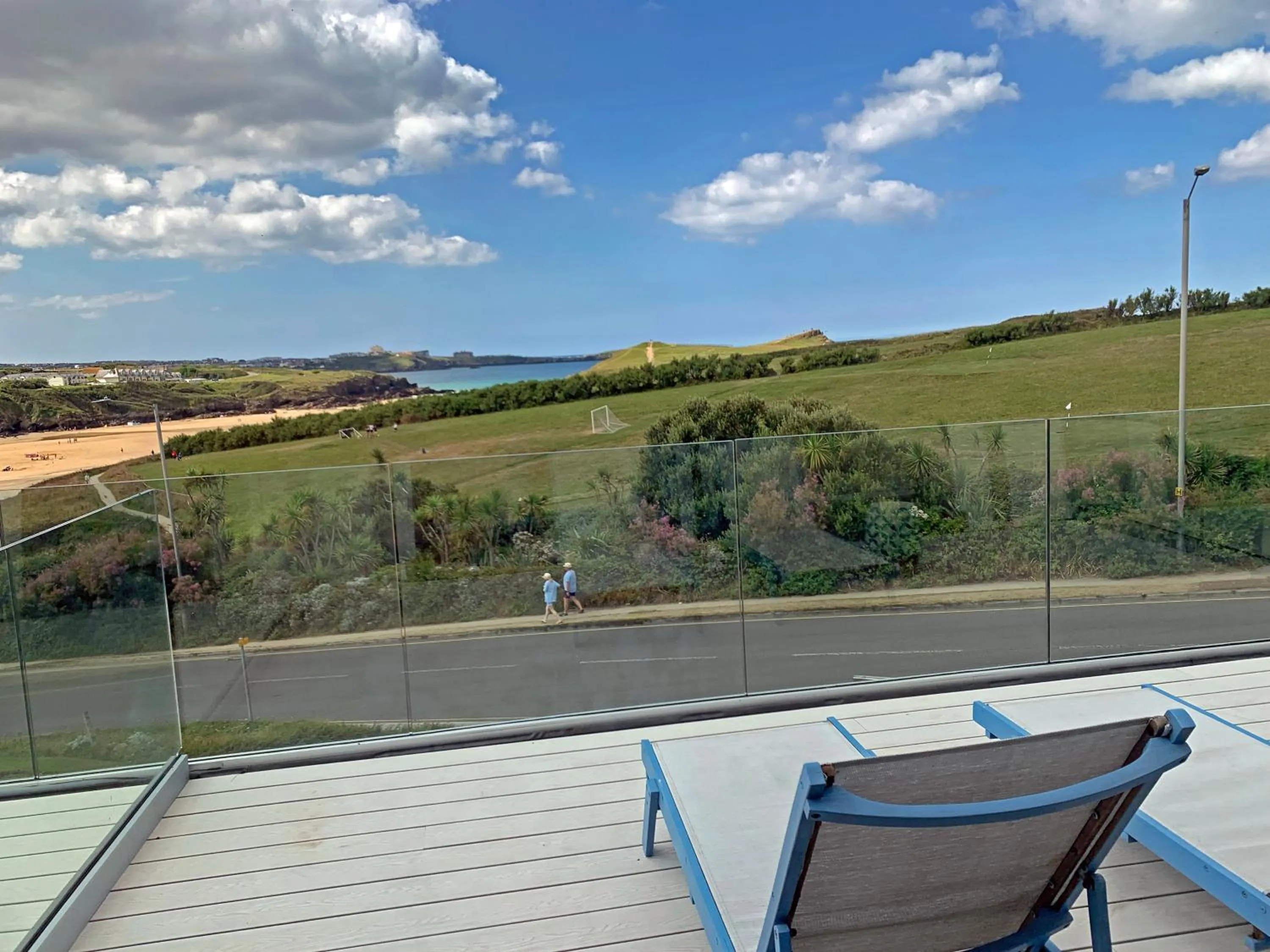 Balcony/Terrace in Porth Beach Hotel