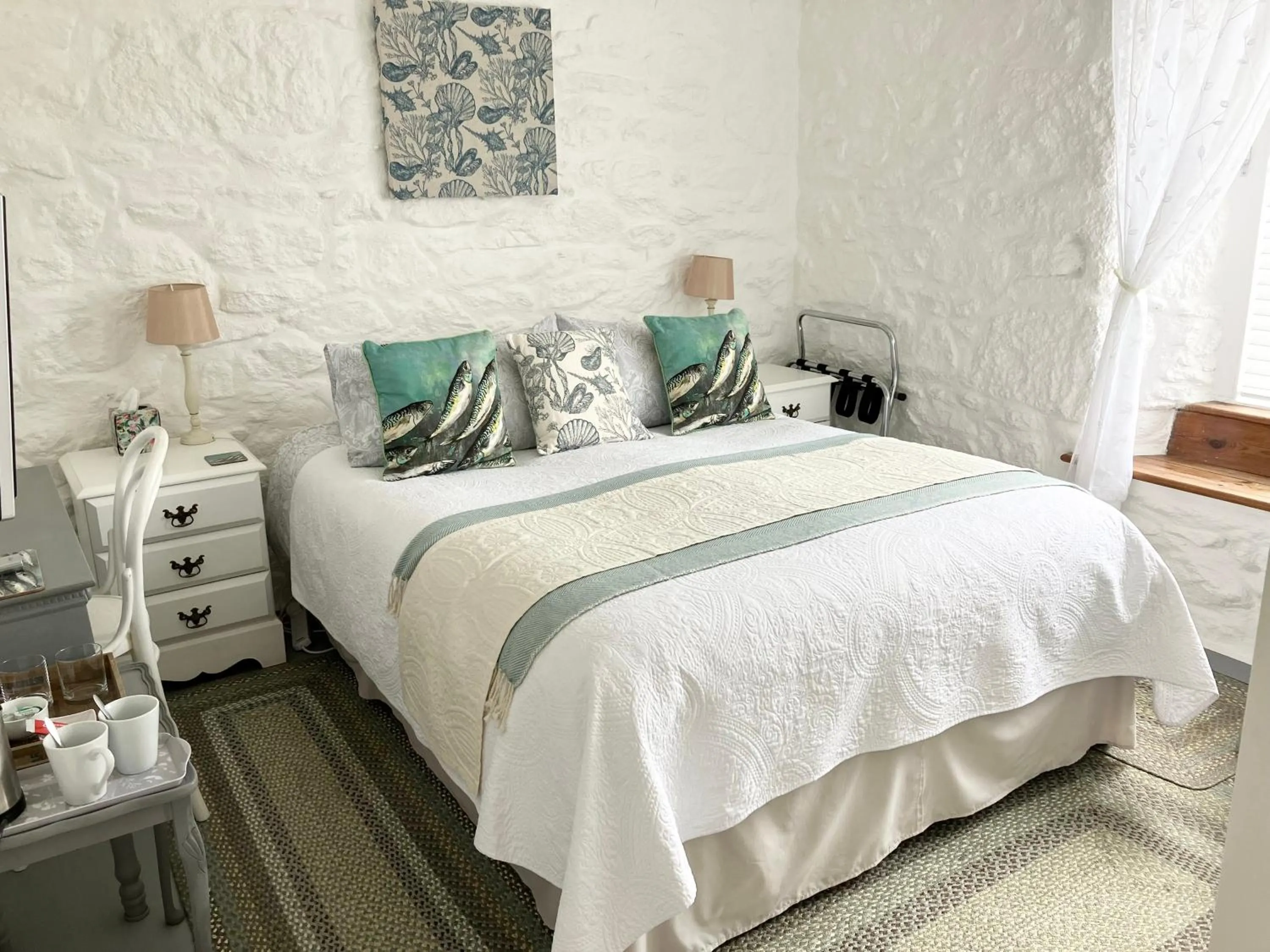 Bedroom, Bed in The Old Post House B&B