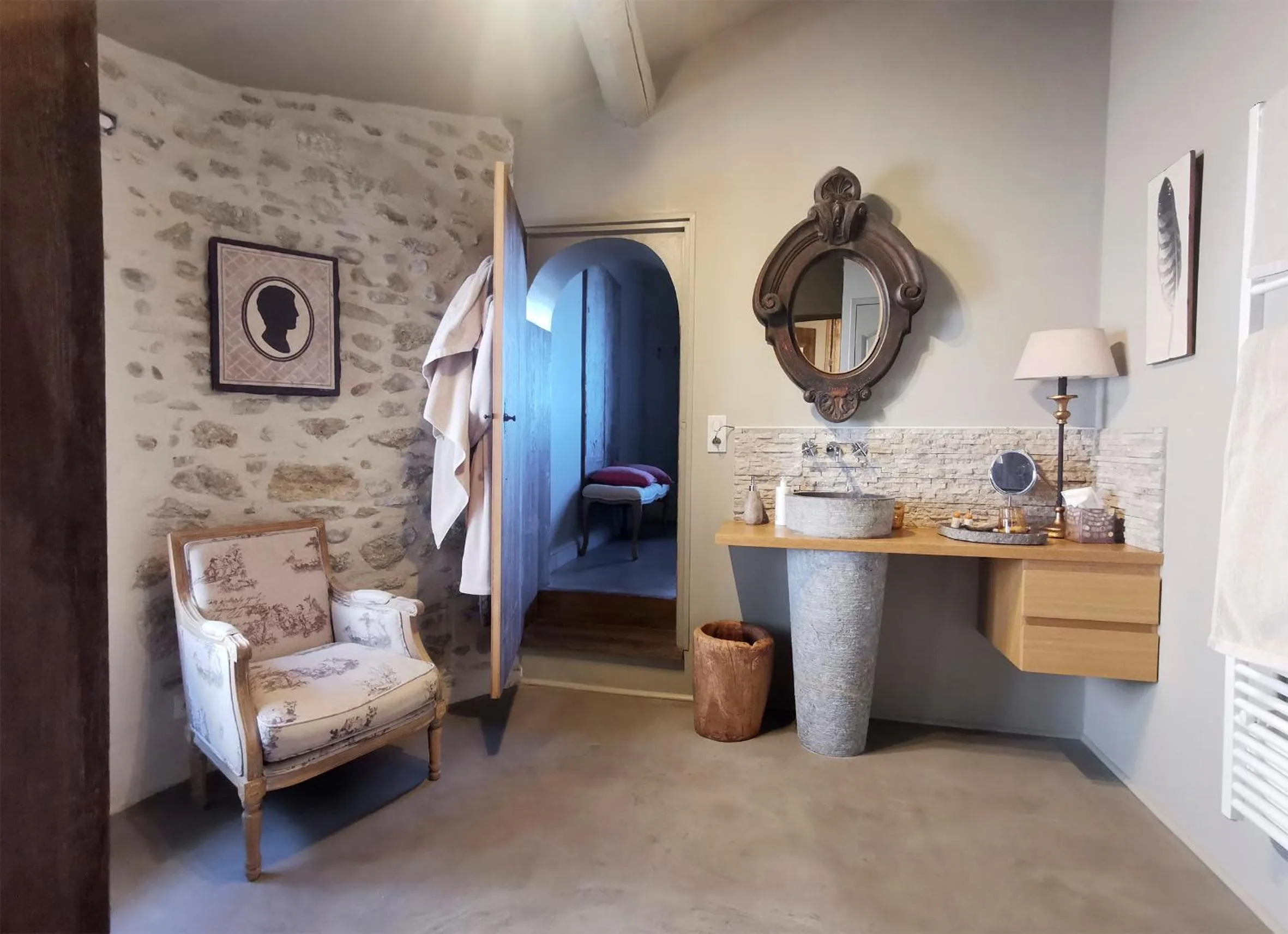 Bathroom in Le Petit Chateau