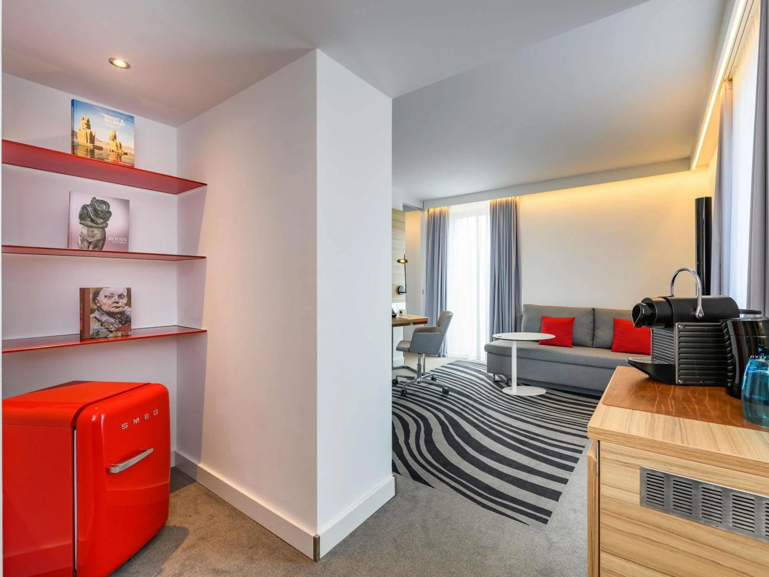 Bedroom in Novotel Wien Hauptbahnhof