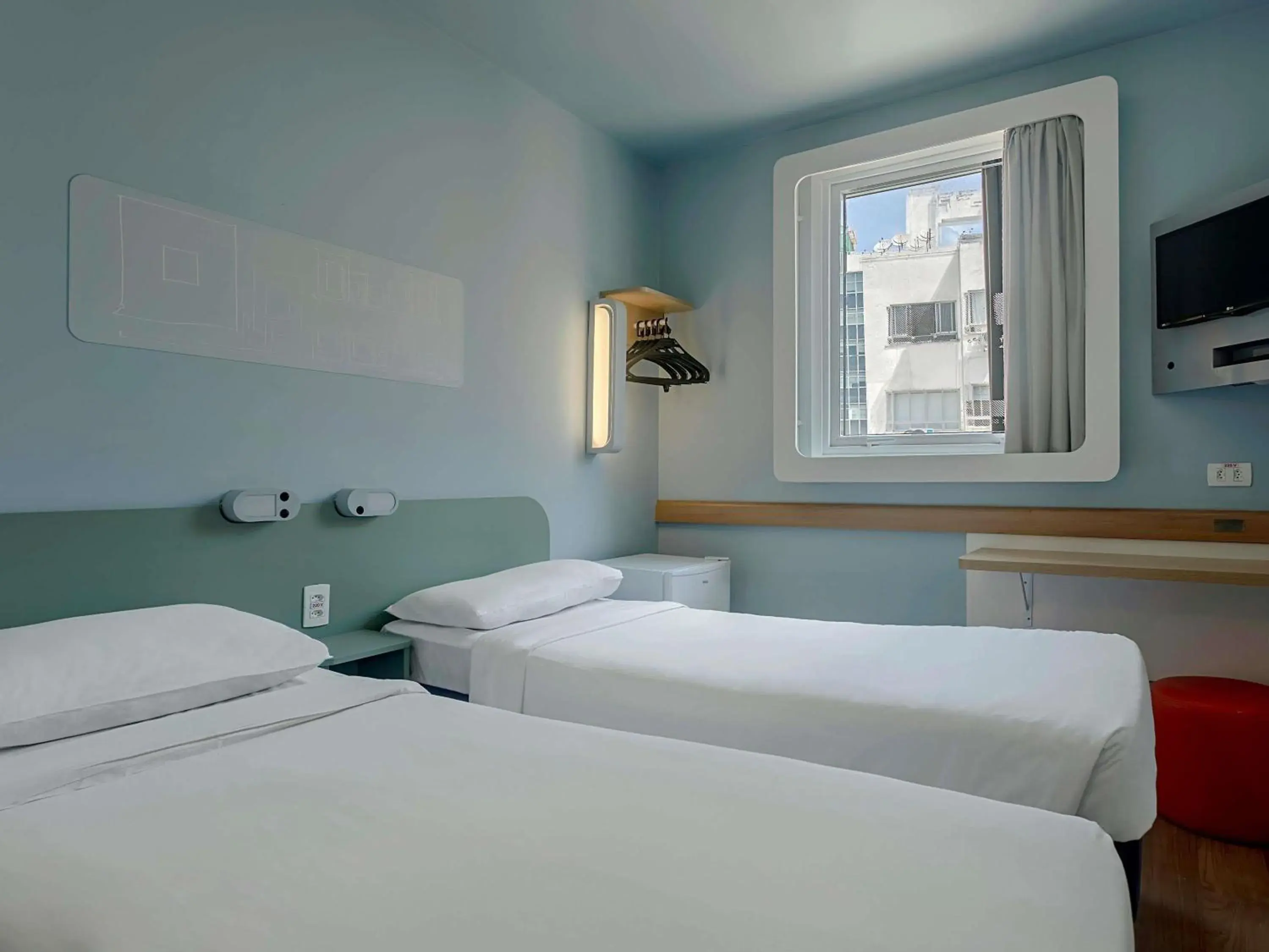 Bedroom, Bed in ibis budget RJ Praia de Botafogo Bedroom, Bed in ibis budget RJ Praia de Botafogo