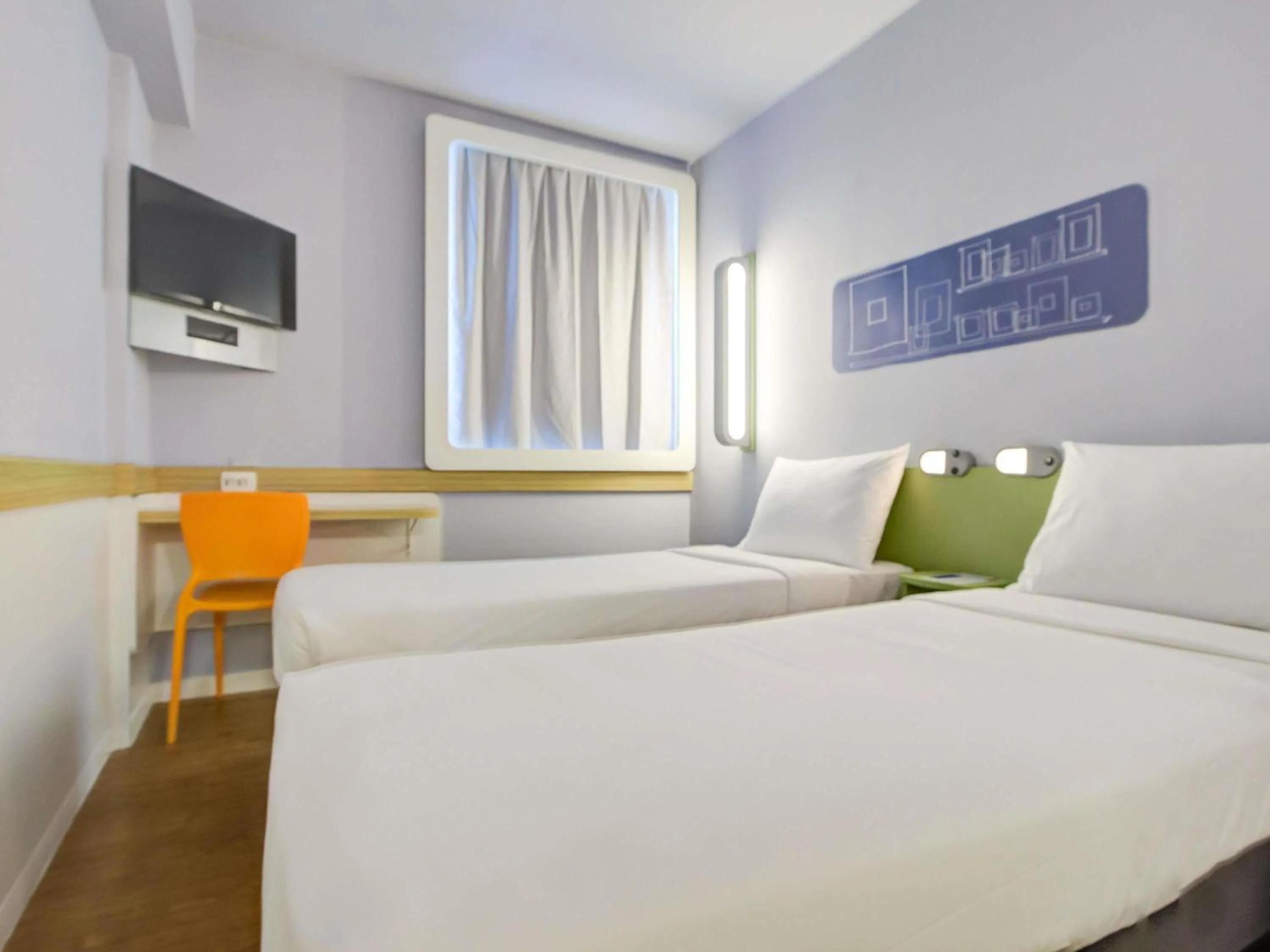 Bedroom, Bed in ibis budget RJ Copacabana