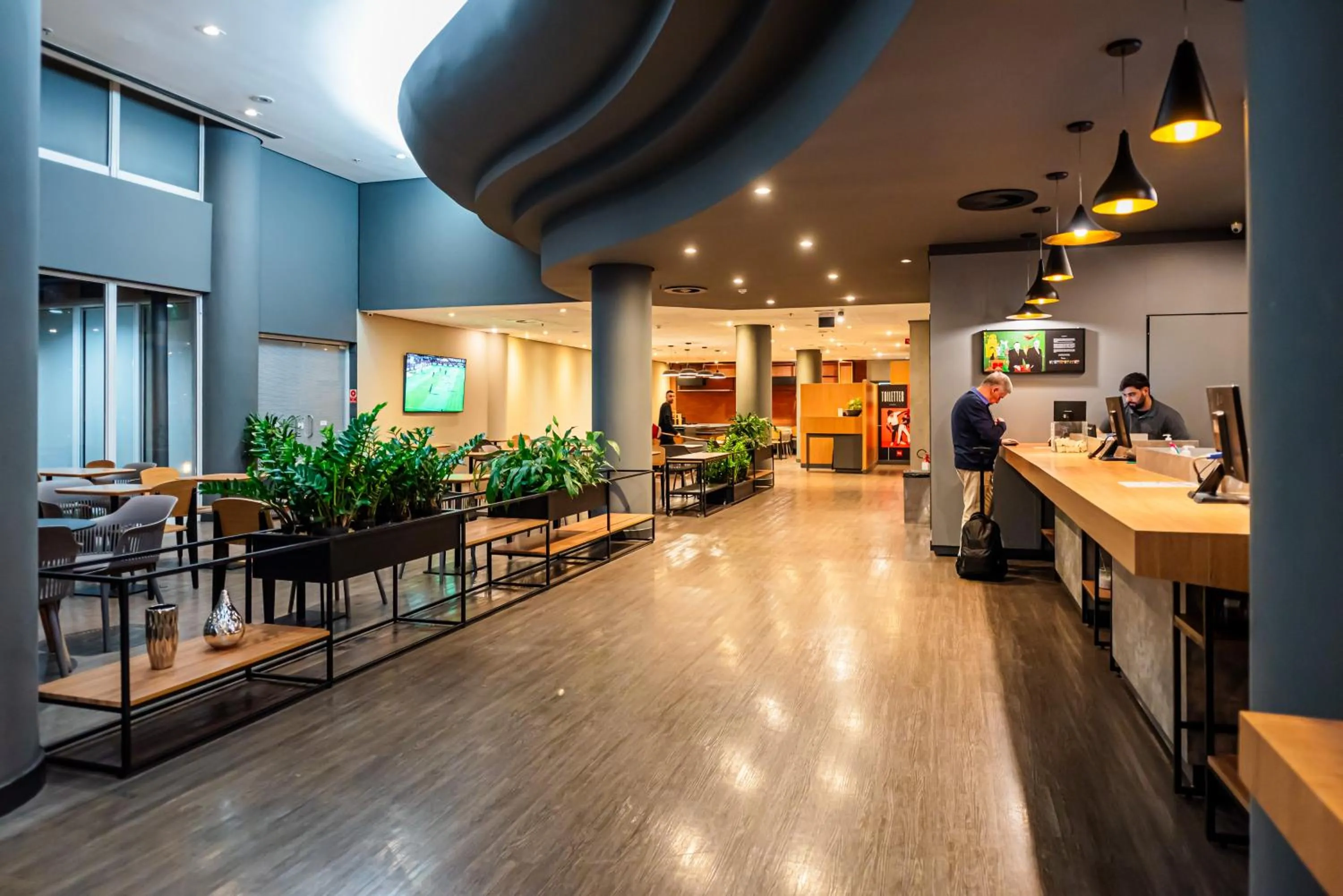 Lobby or reception in ibis Santo Andre