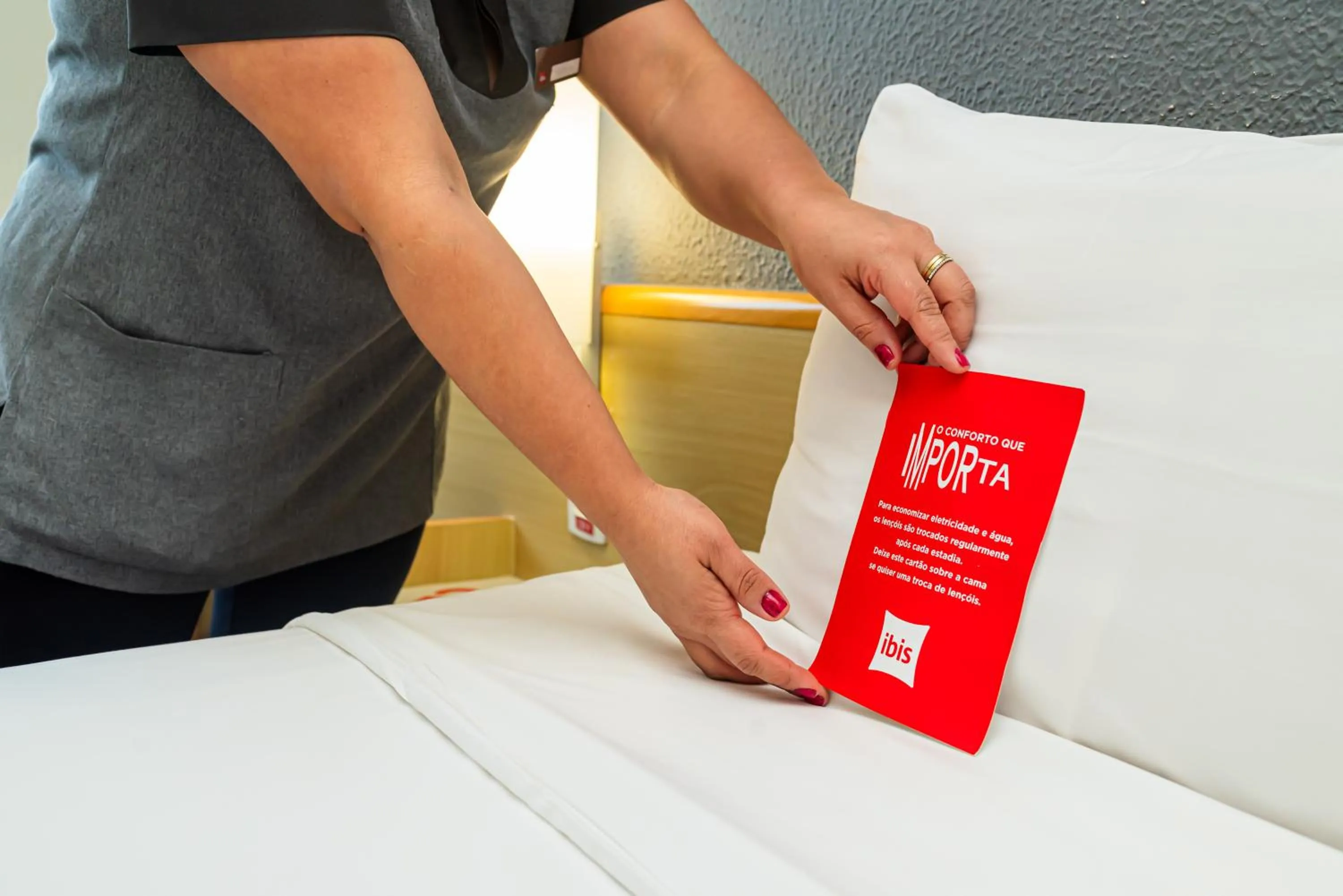 Bedroom in ibis Santo Andre