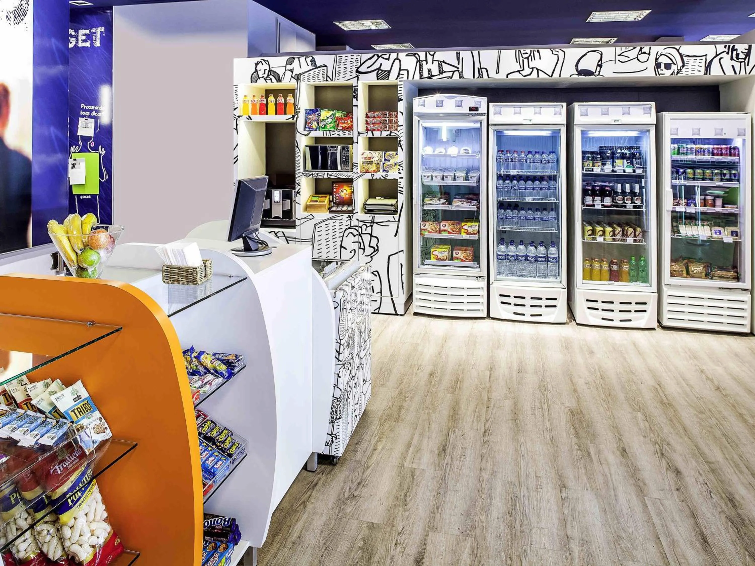 Lounge or bar in ibis budget Belo Horizonte Minascentro